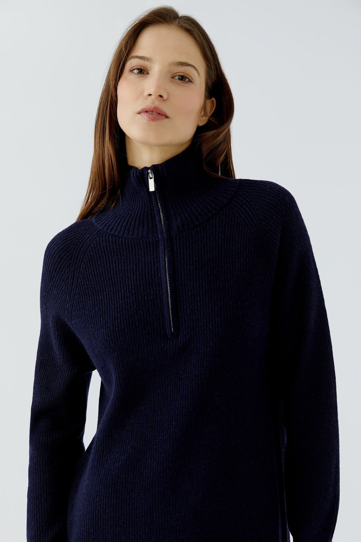 Strickkleid mit Troyerkragen