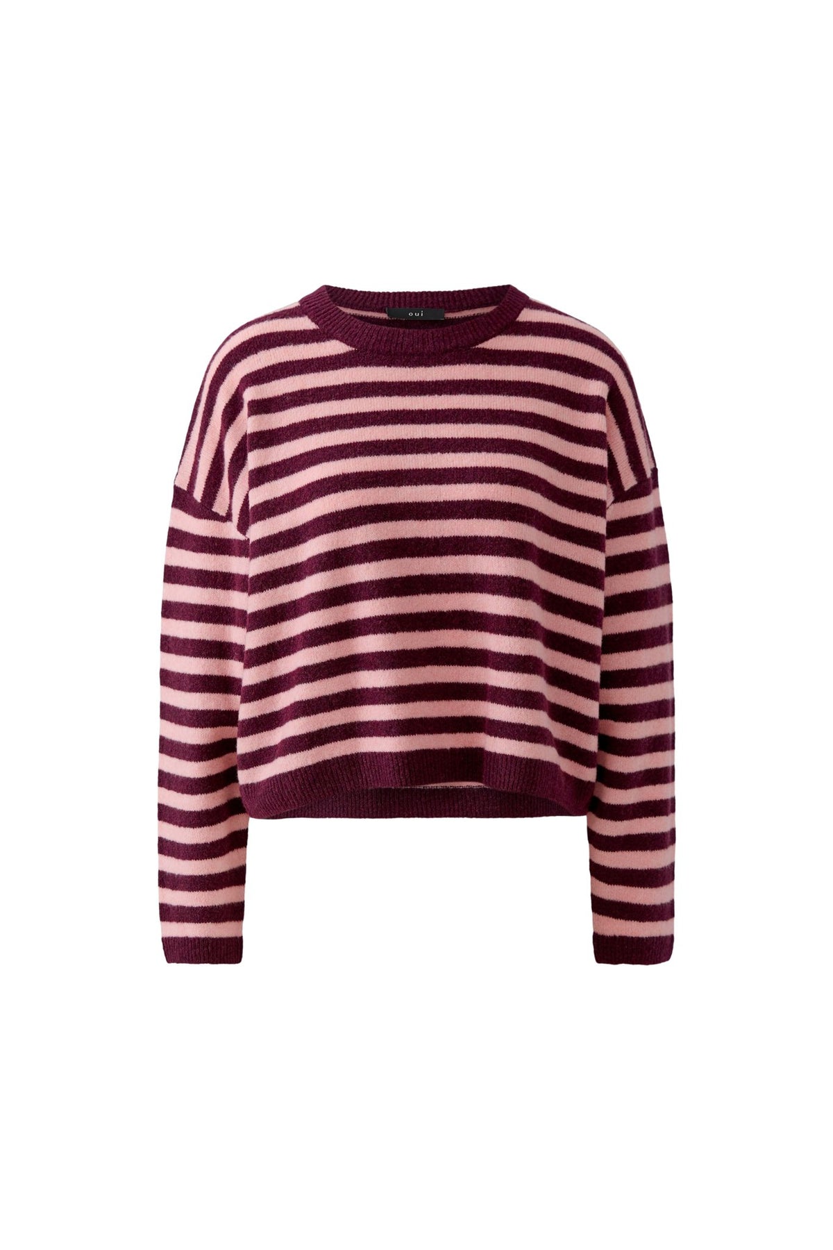 Strickpullover mit Streifen
