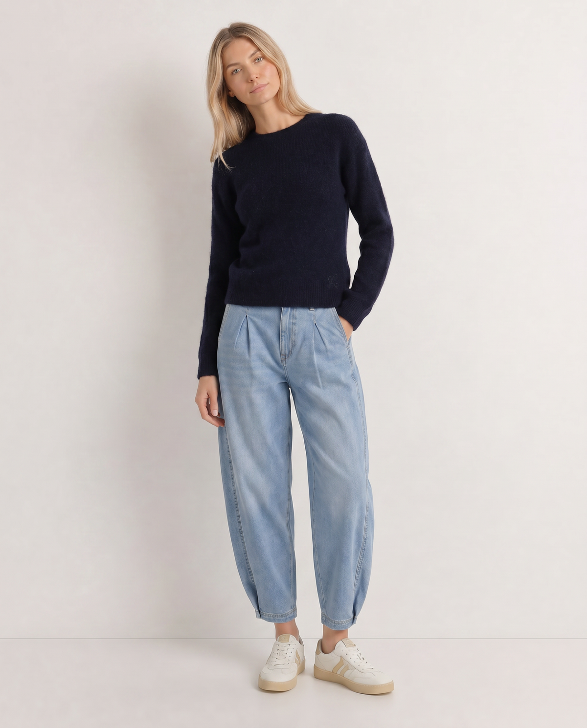 Goose Flash Strickpullover Navy