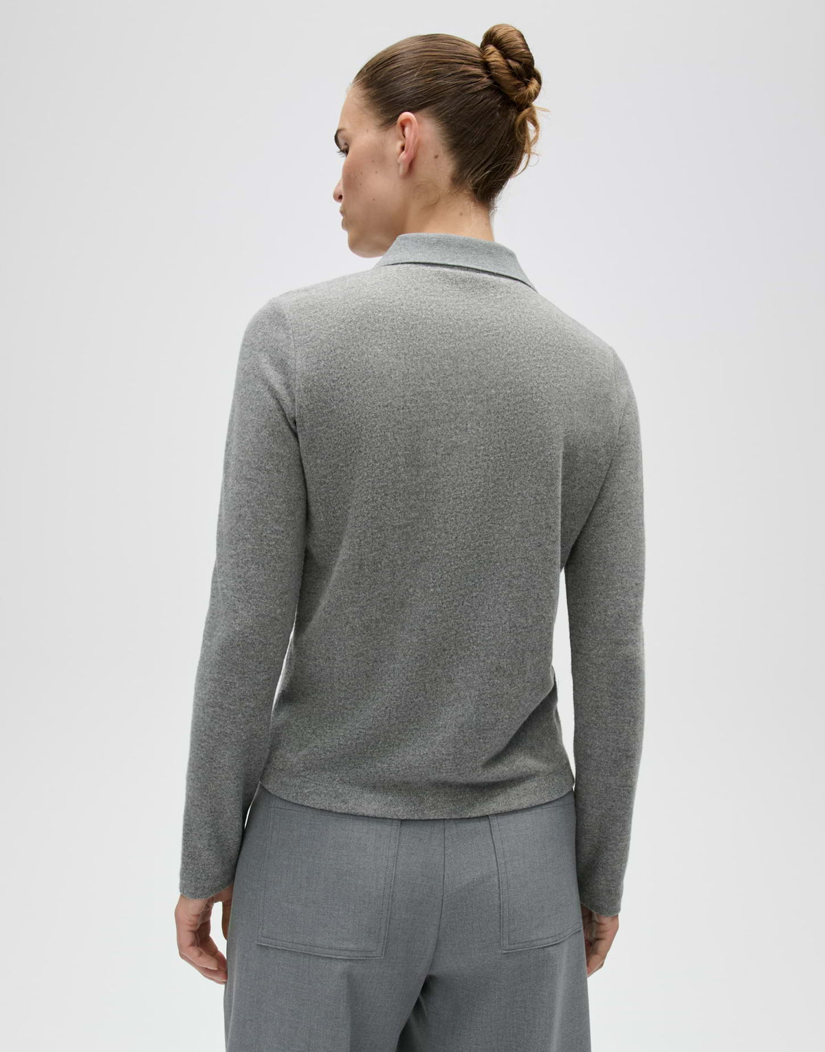 Langarm Poloshirt Sugimi