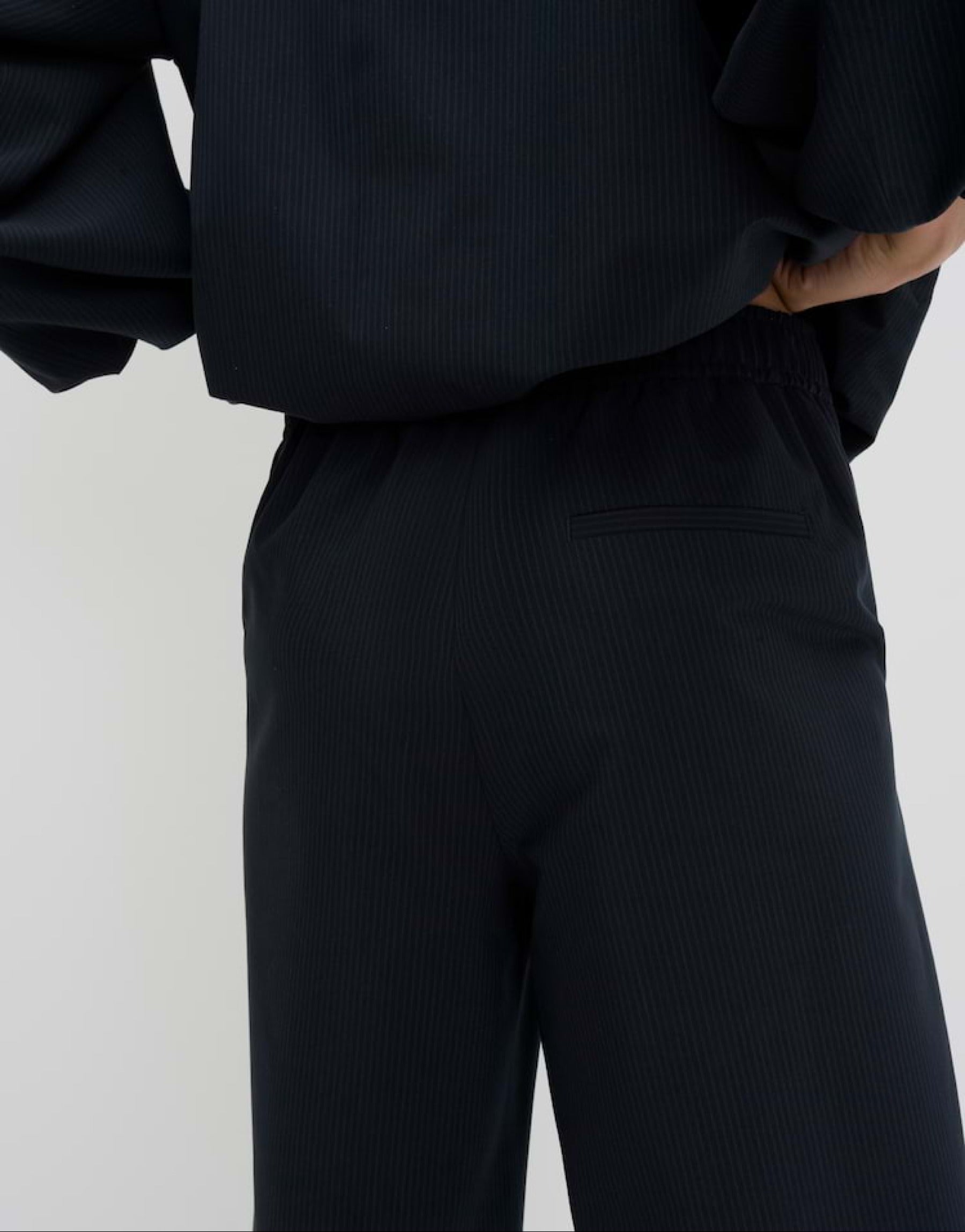 Businesshose Charlie Curved Pinstripe