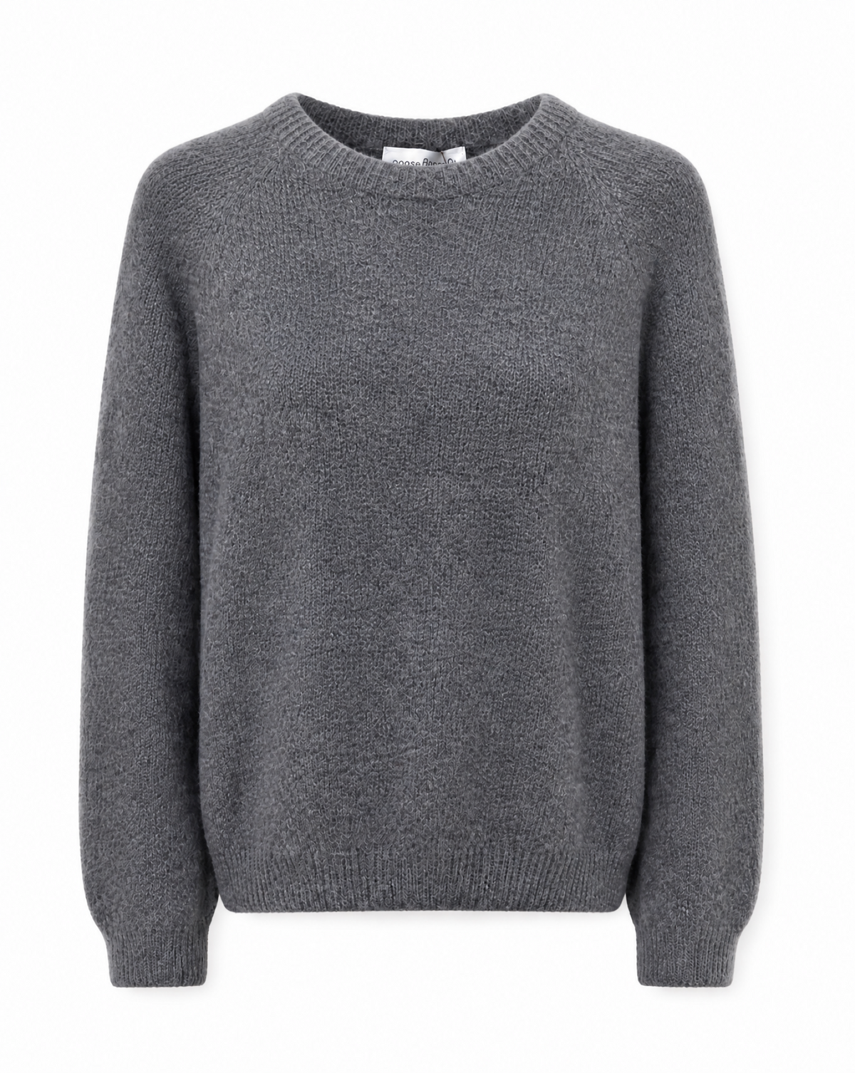 Strickpullover mit Rundhalsausschnitt