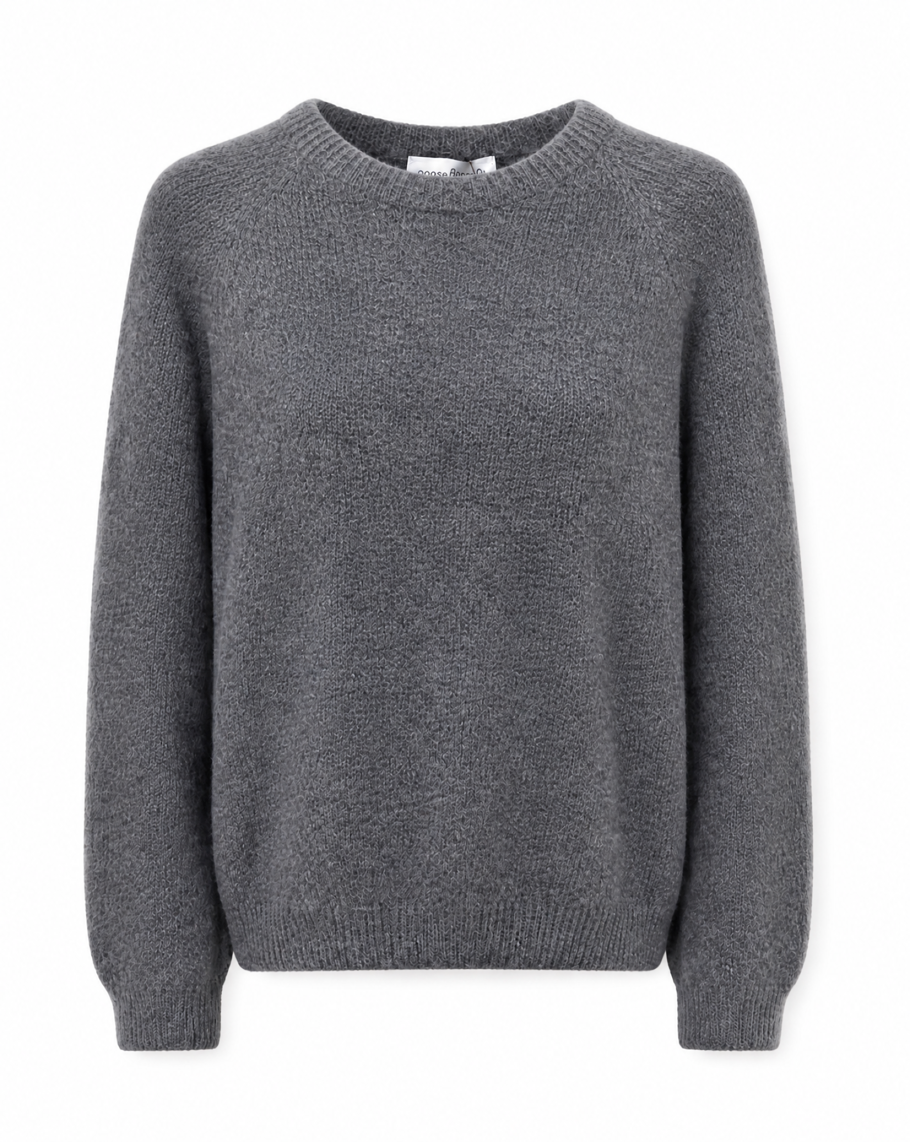 Strickpullover mit Rundhalsausschnitt