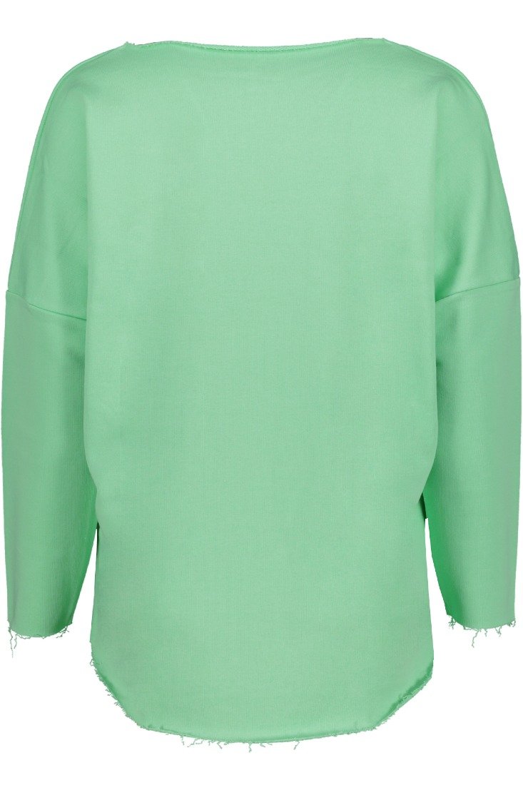 be famous Sweatshirts Neo Mint - Neon Pink Glitter