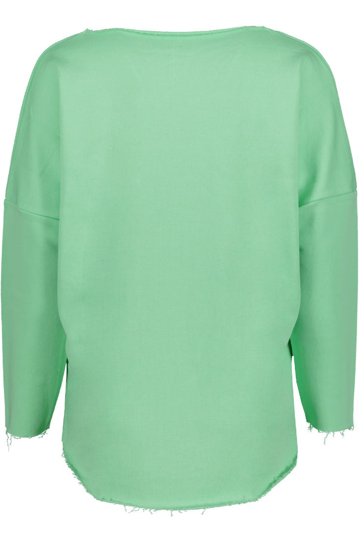 be famous Sweatshirts Neo Mint - Neon Pink Glitter