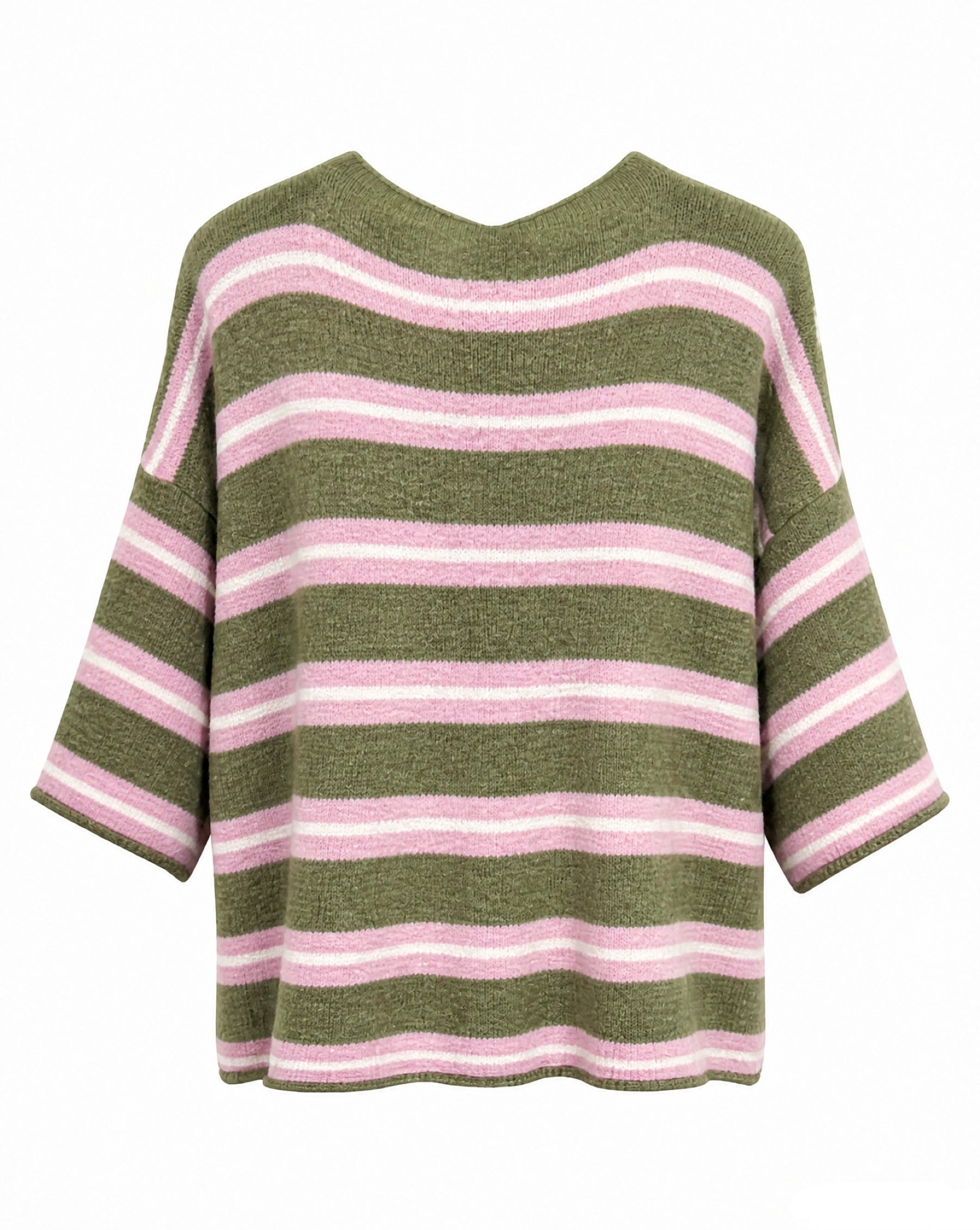 Strickjacke mit Streifen