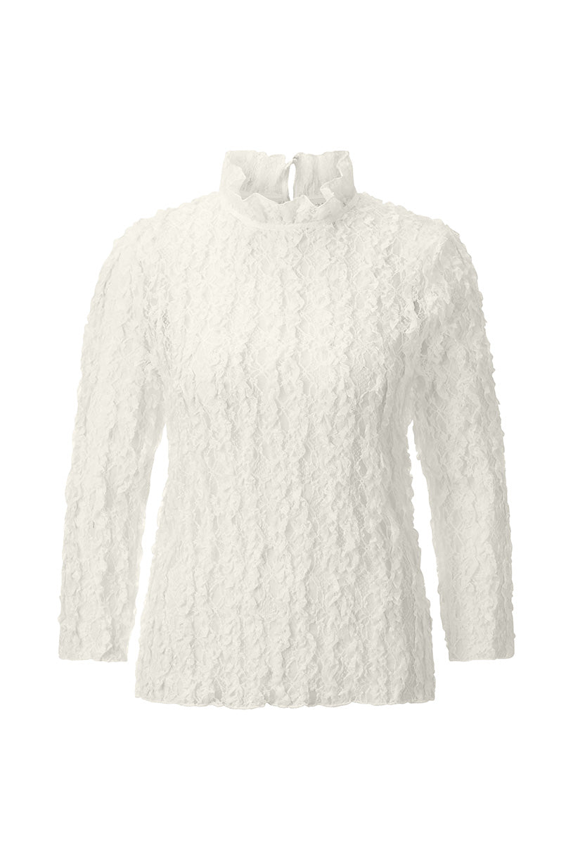 Bluse mit Stehkragen