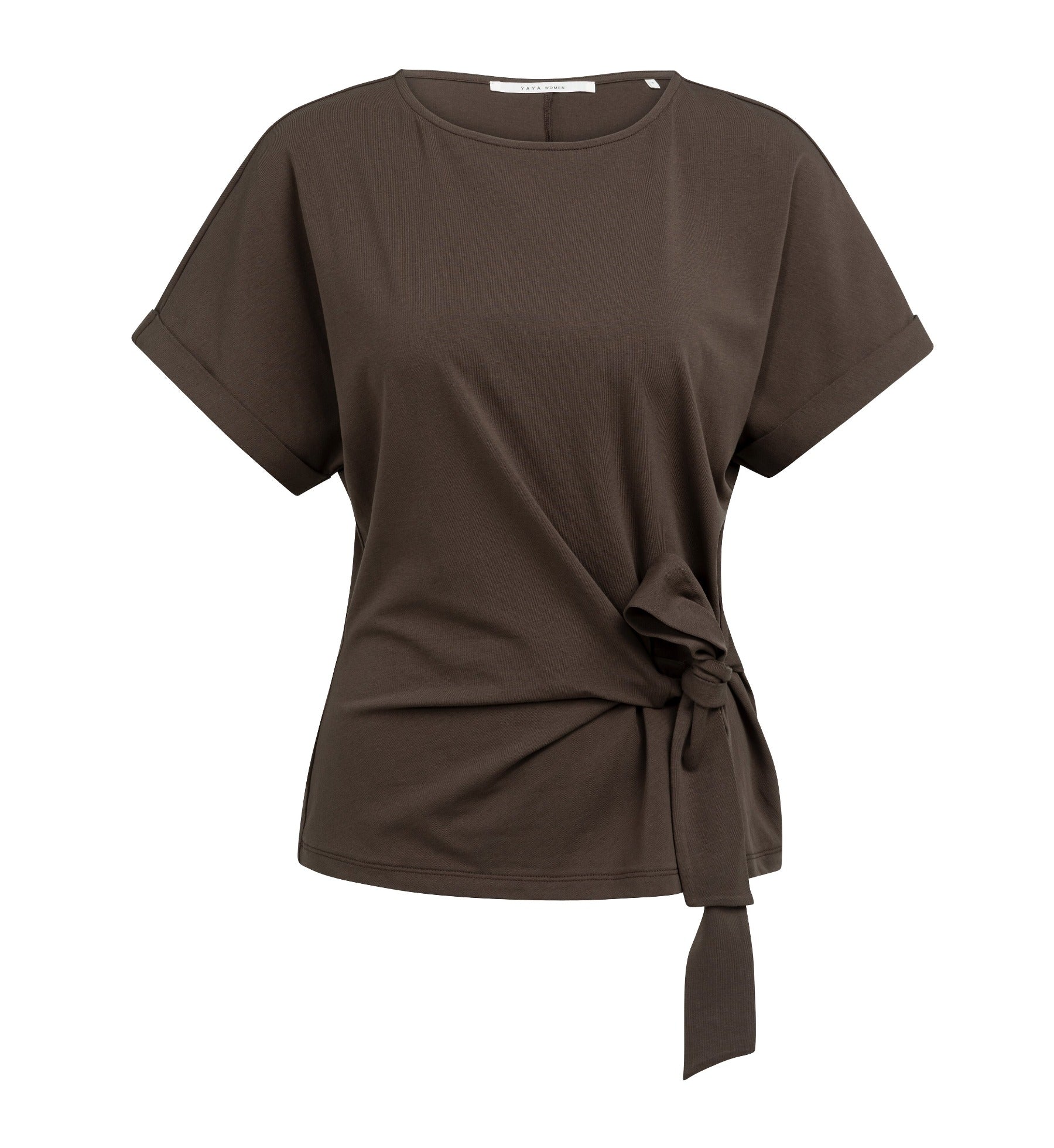 T-Shirt mit Knotendetail