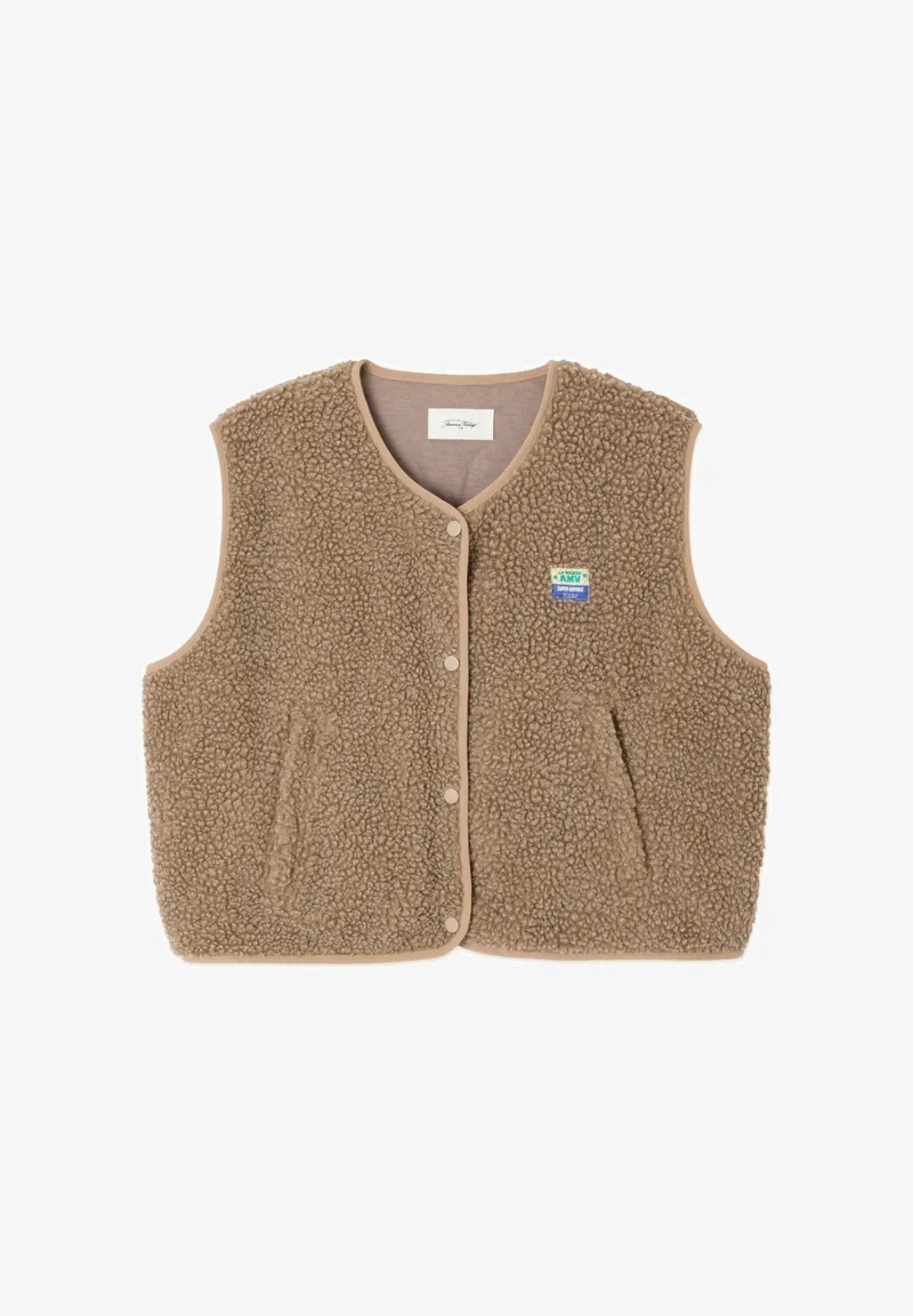 American Vintage Teddywesten Muscade Chine