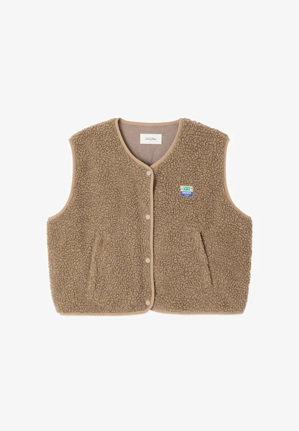 American Vintage Teddywesten Muscade Chine