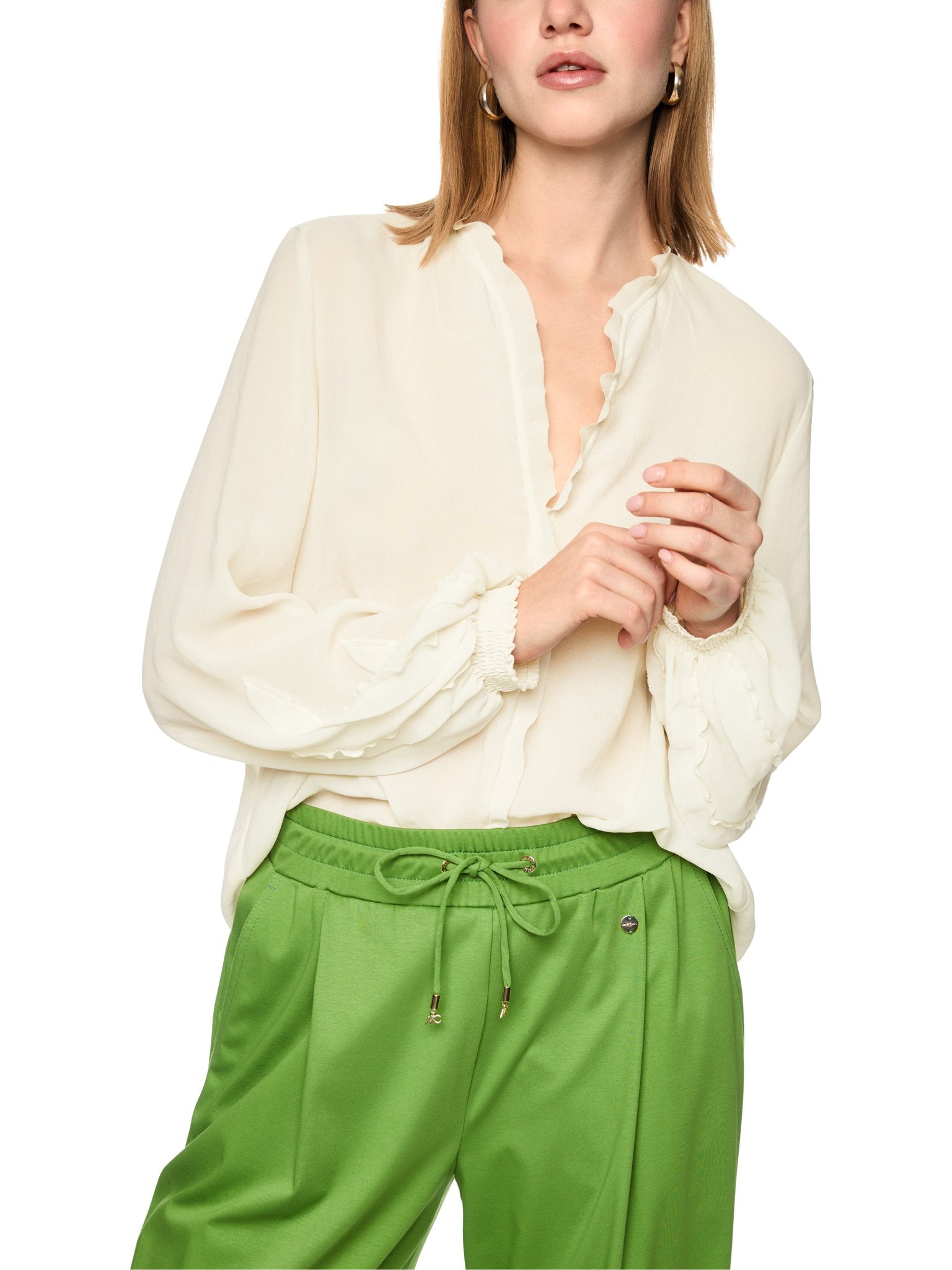 MarcCain Collections Blusen Bright Ecru