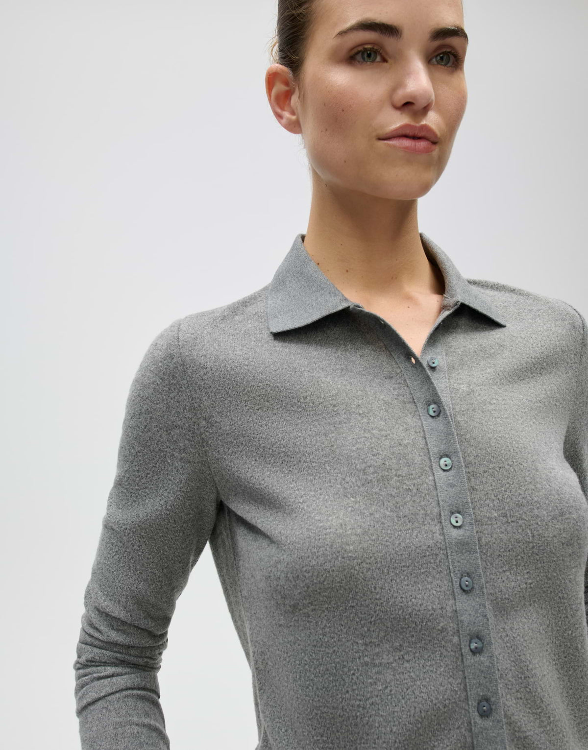 Langarm Poloshirt Sugimi