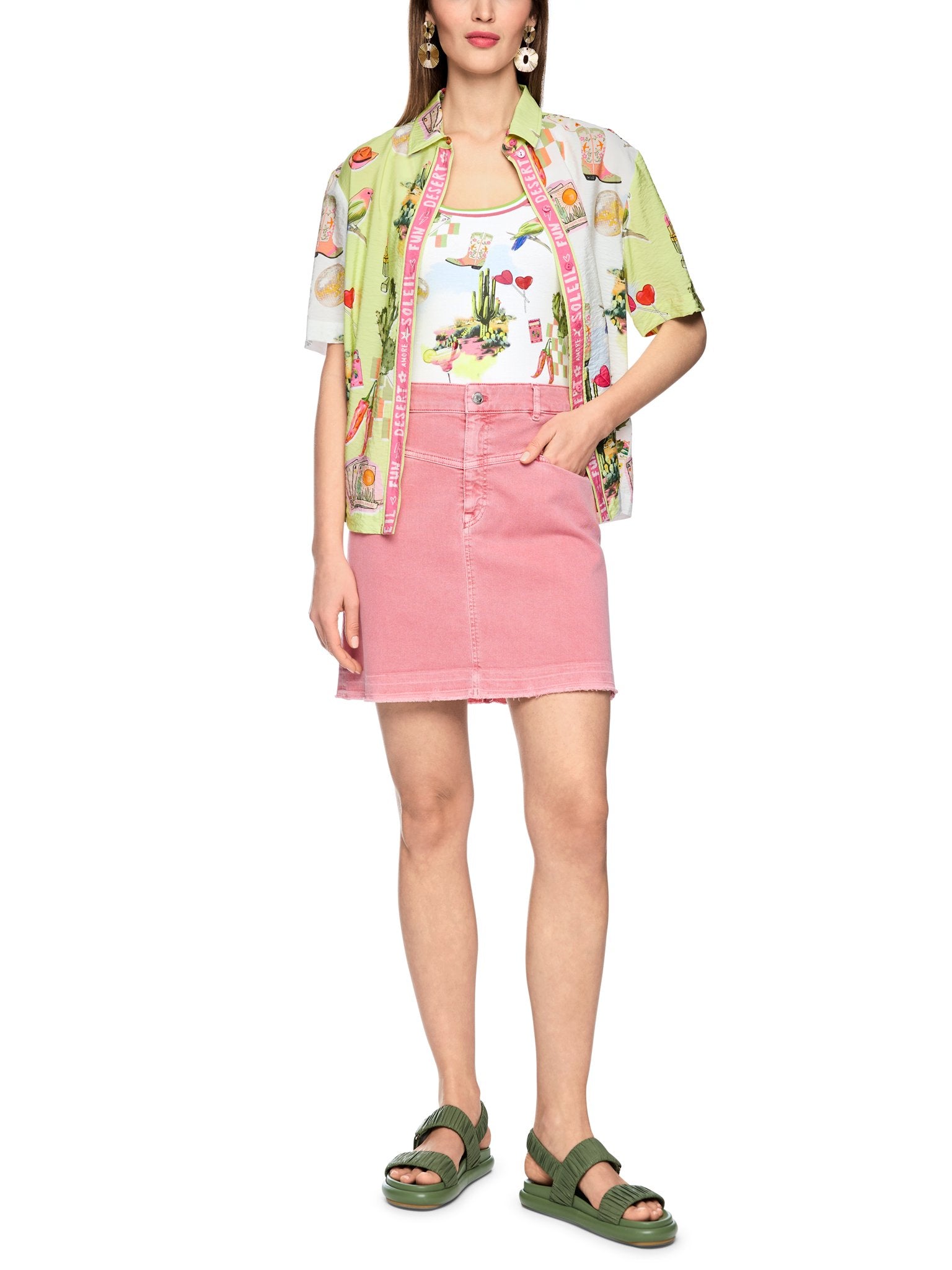 Top in Ripp-Qualität mit Print