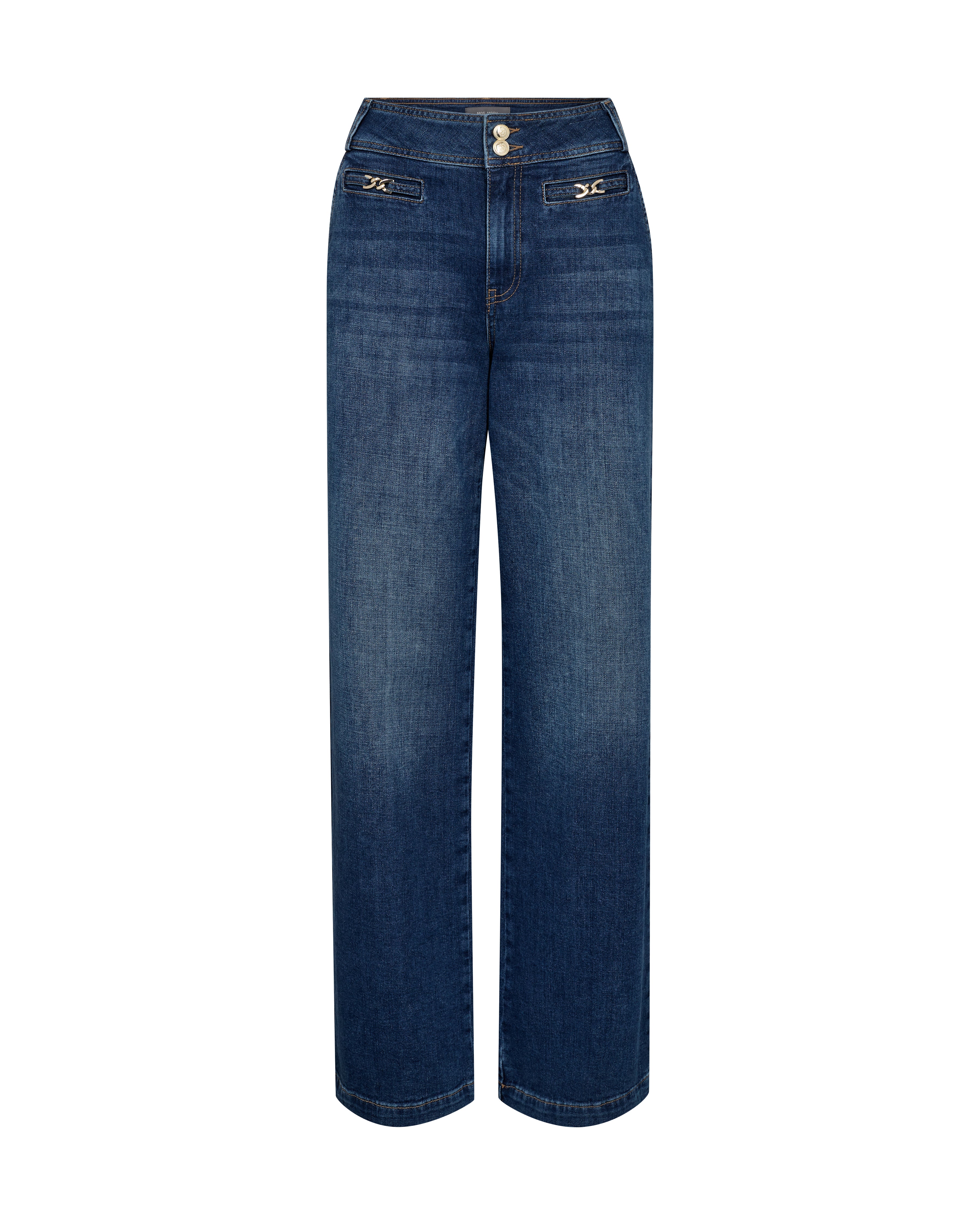 Mos Mosh Wide Leg Dark Blue
