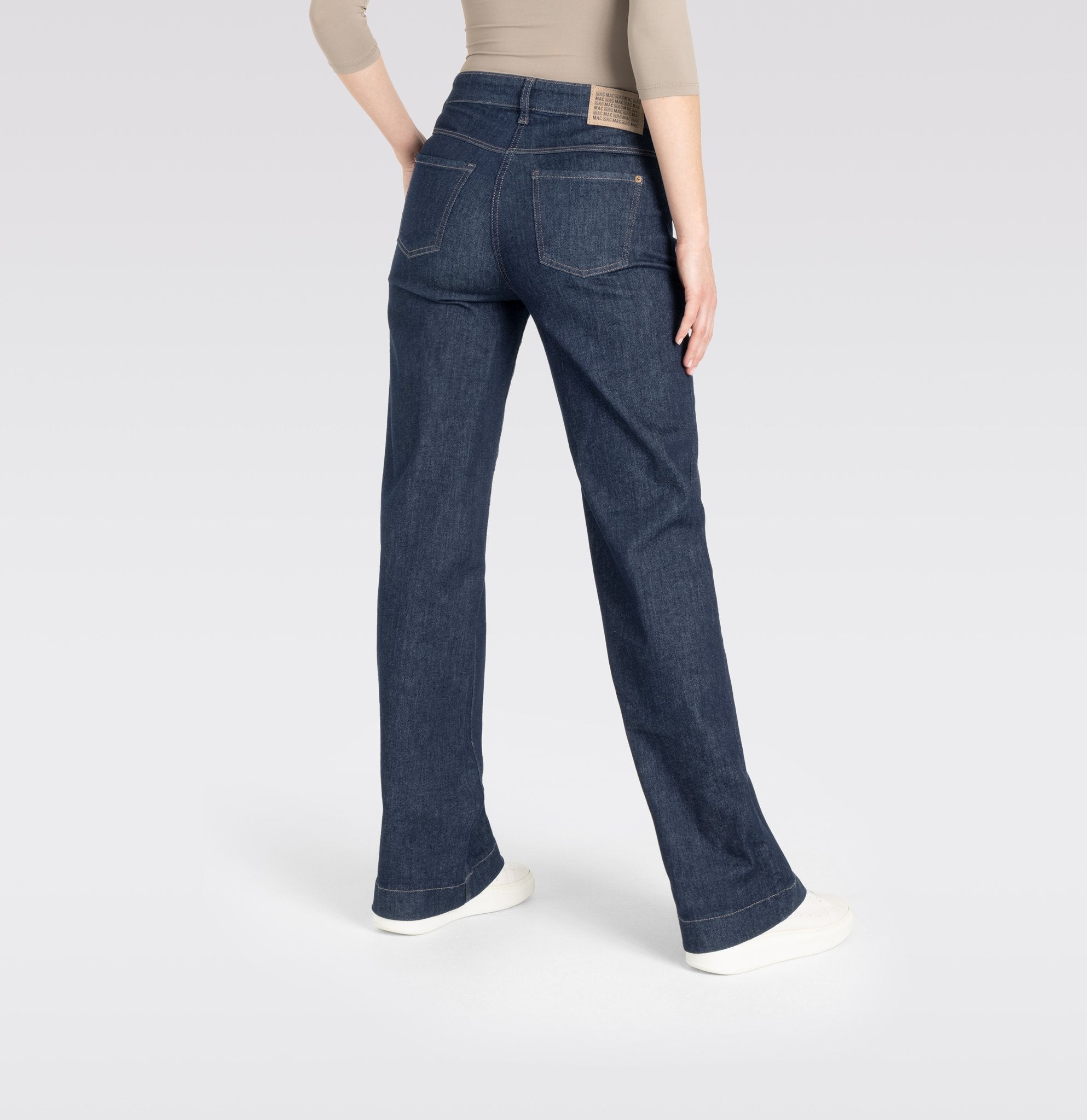 MAC Wide Leg Fashion Rinsed