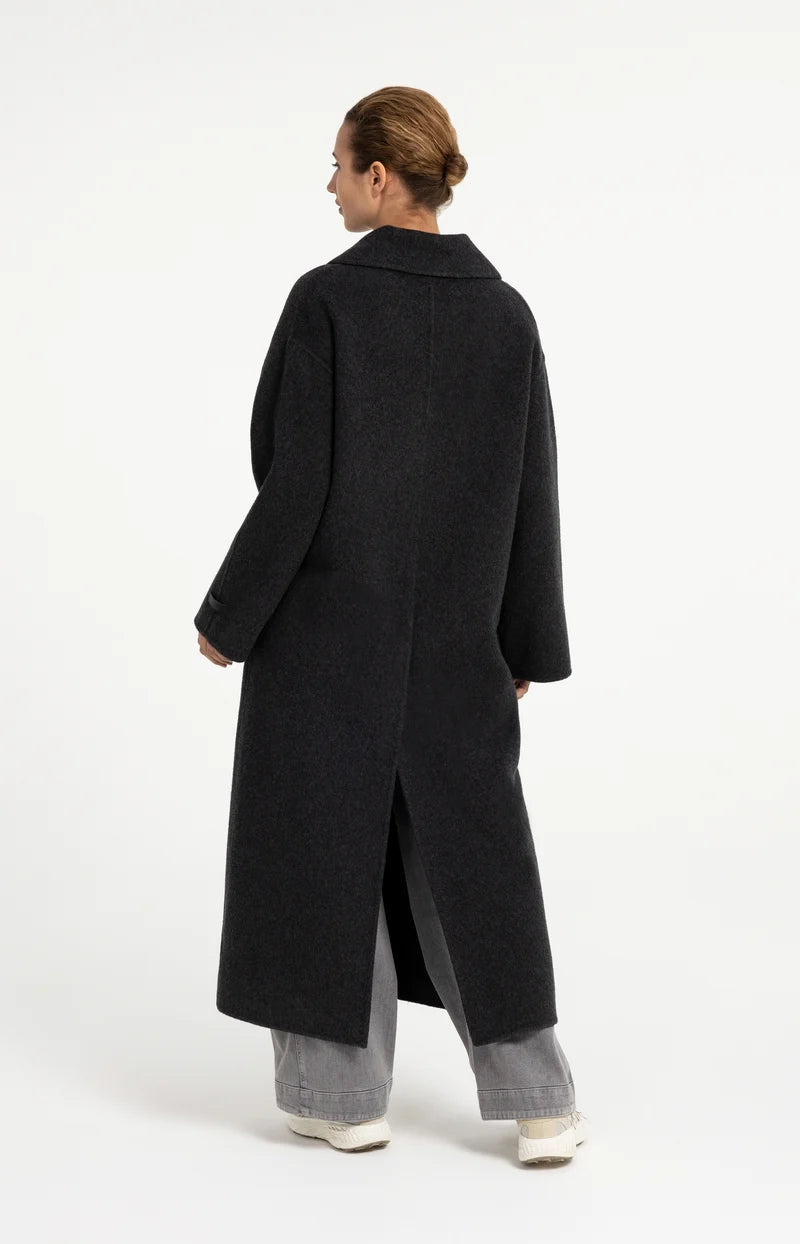 Oversize-Mantel aus Wollmischung