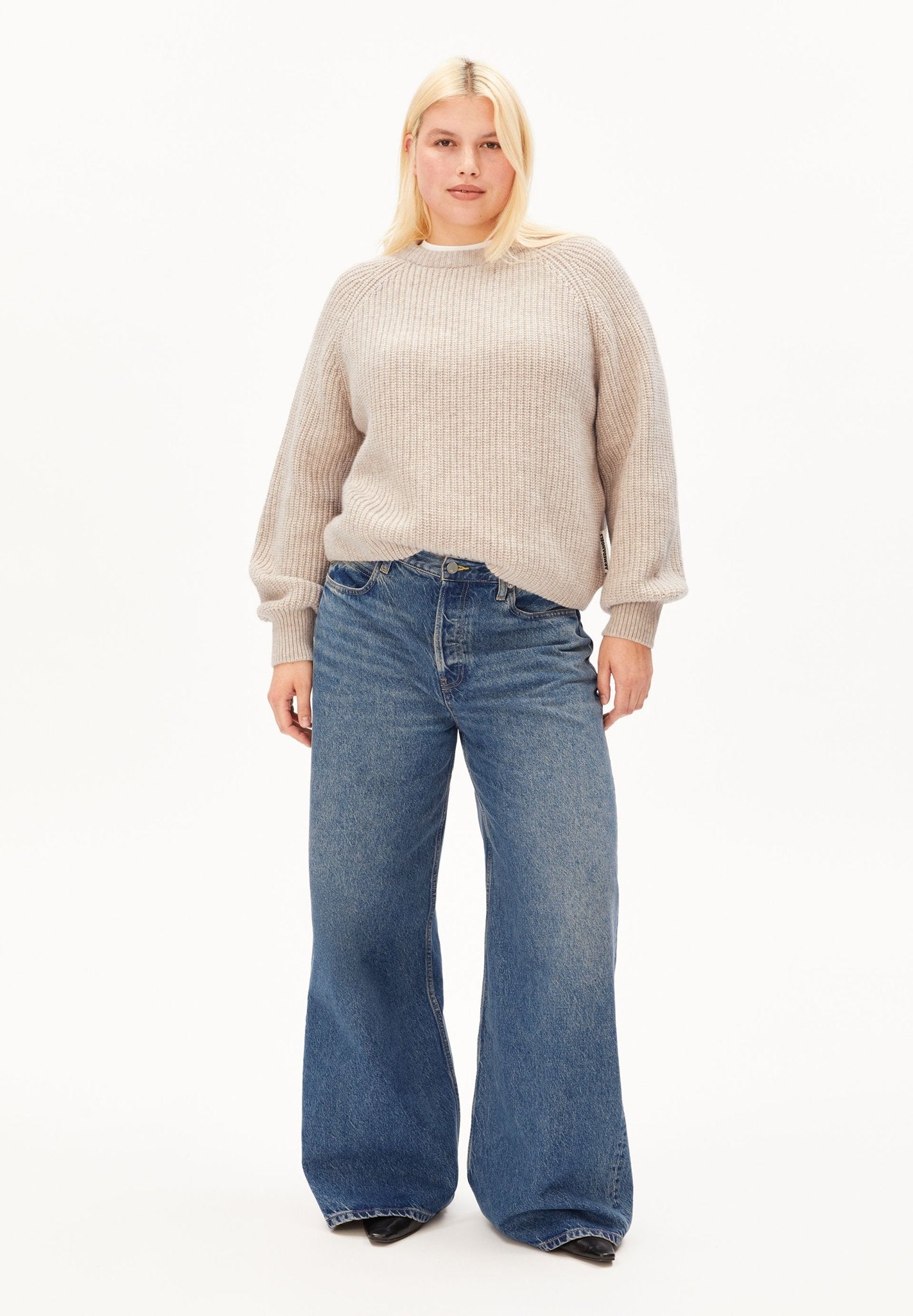 Rippstrick Pullover