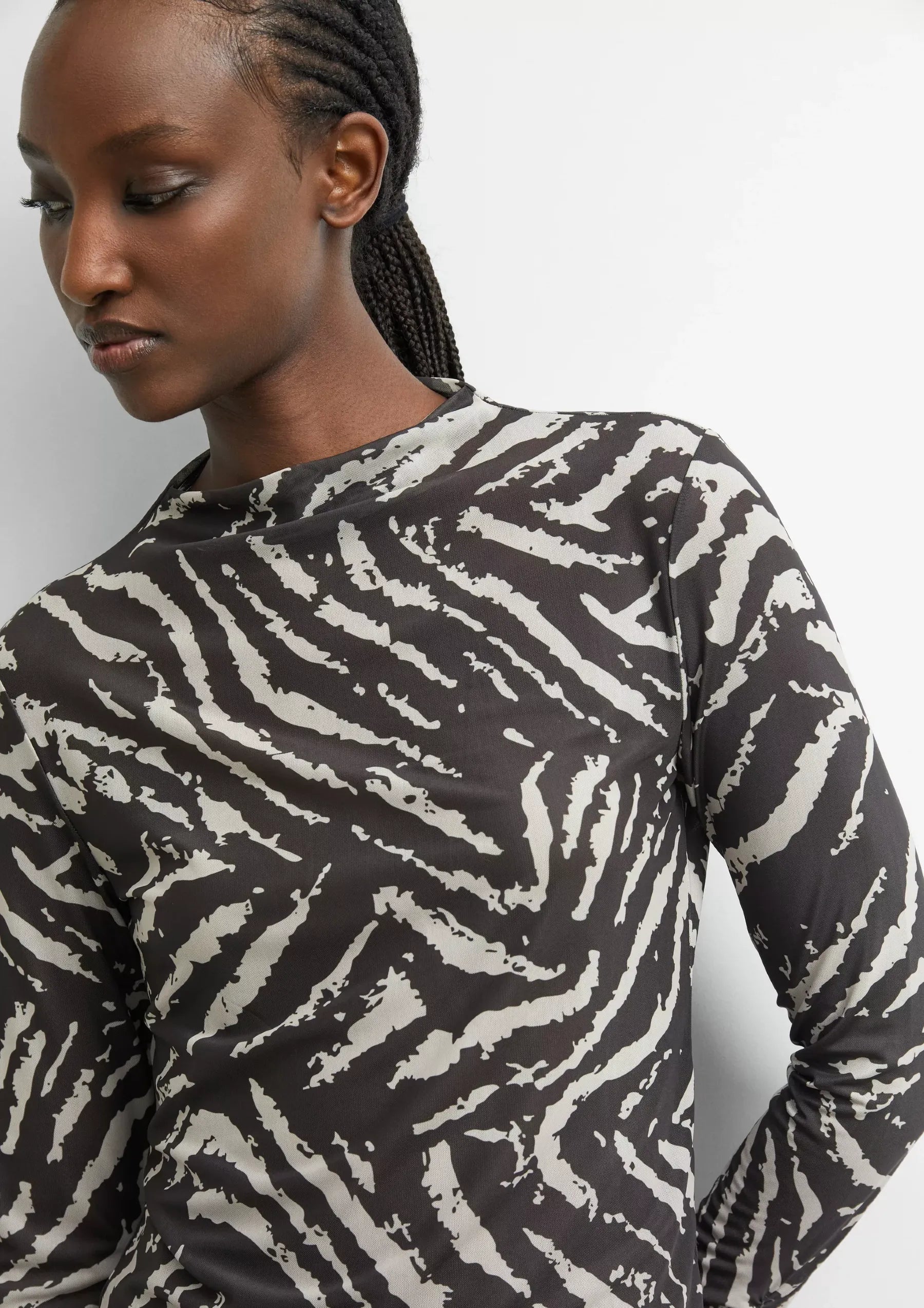 Longsleeve aus Mesh