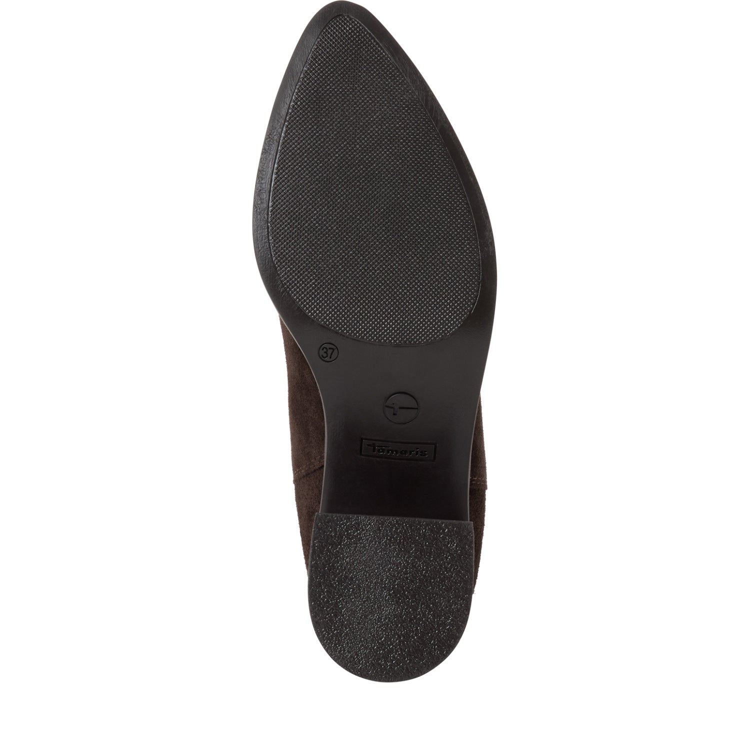 Leder Chelsae Boot mit Blockabsatz