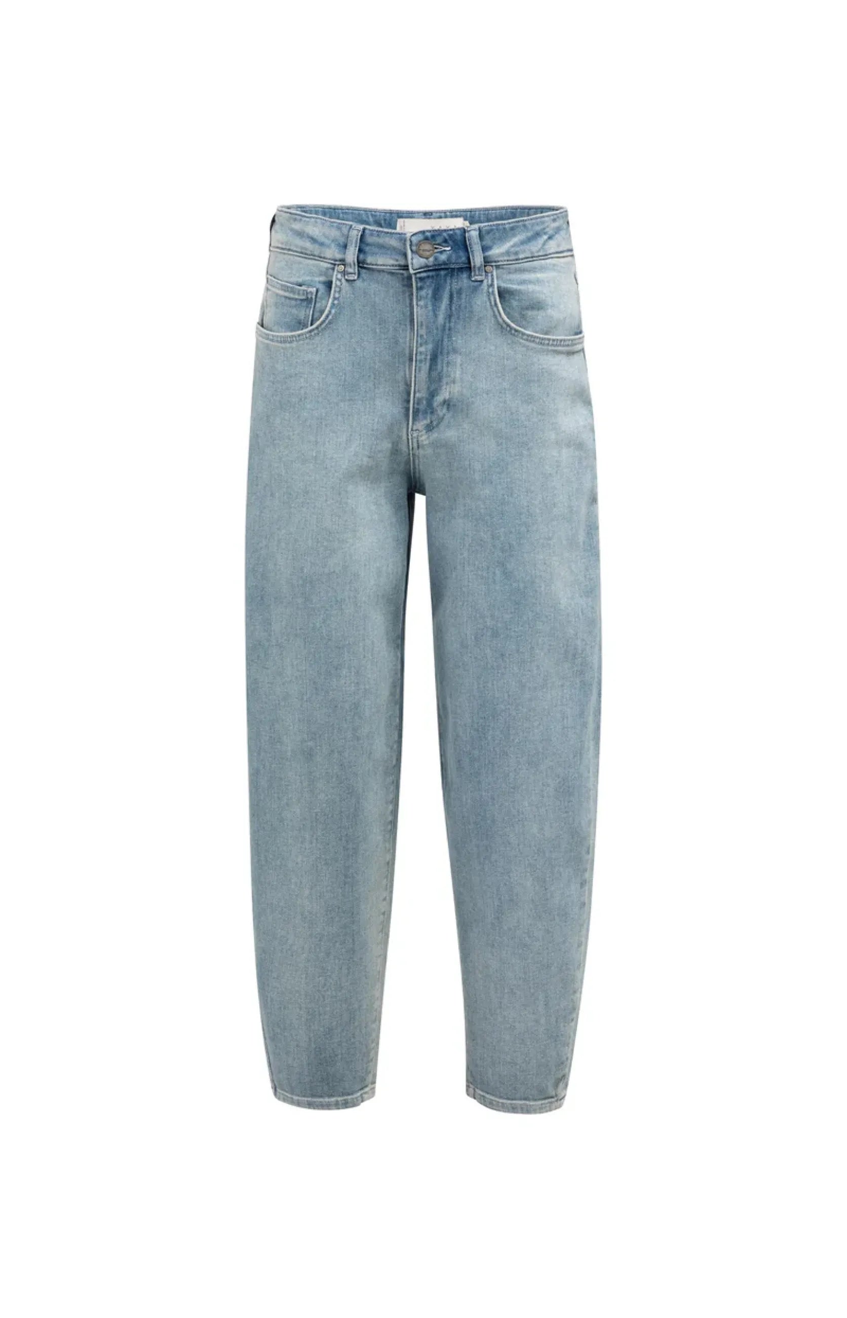 Denimhose mit lockerer Passform