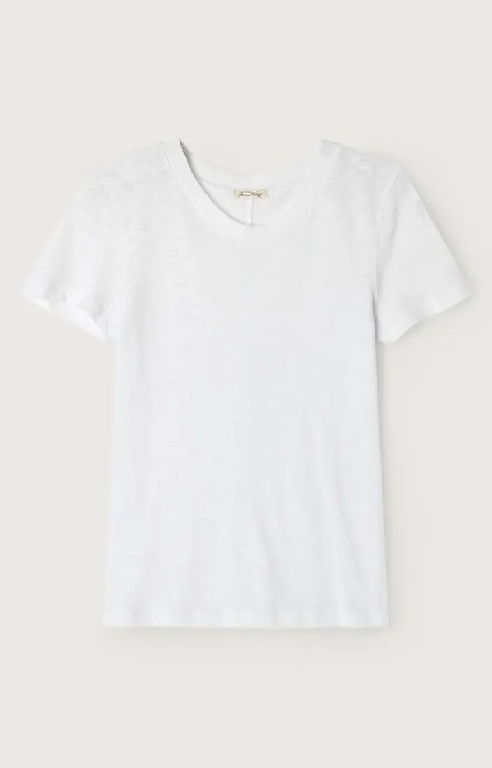 American Vintage T-Shirts Blanc