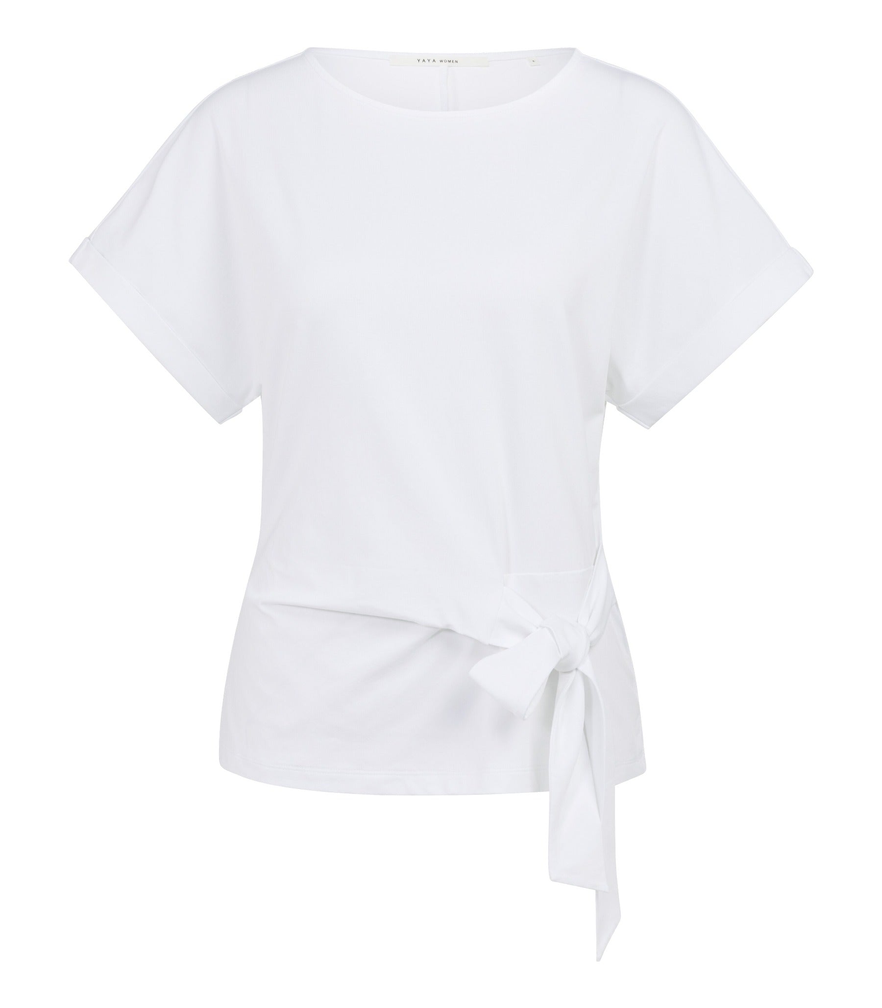 T-Shirt mit Knotendetail