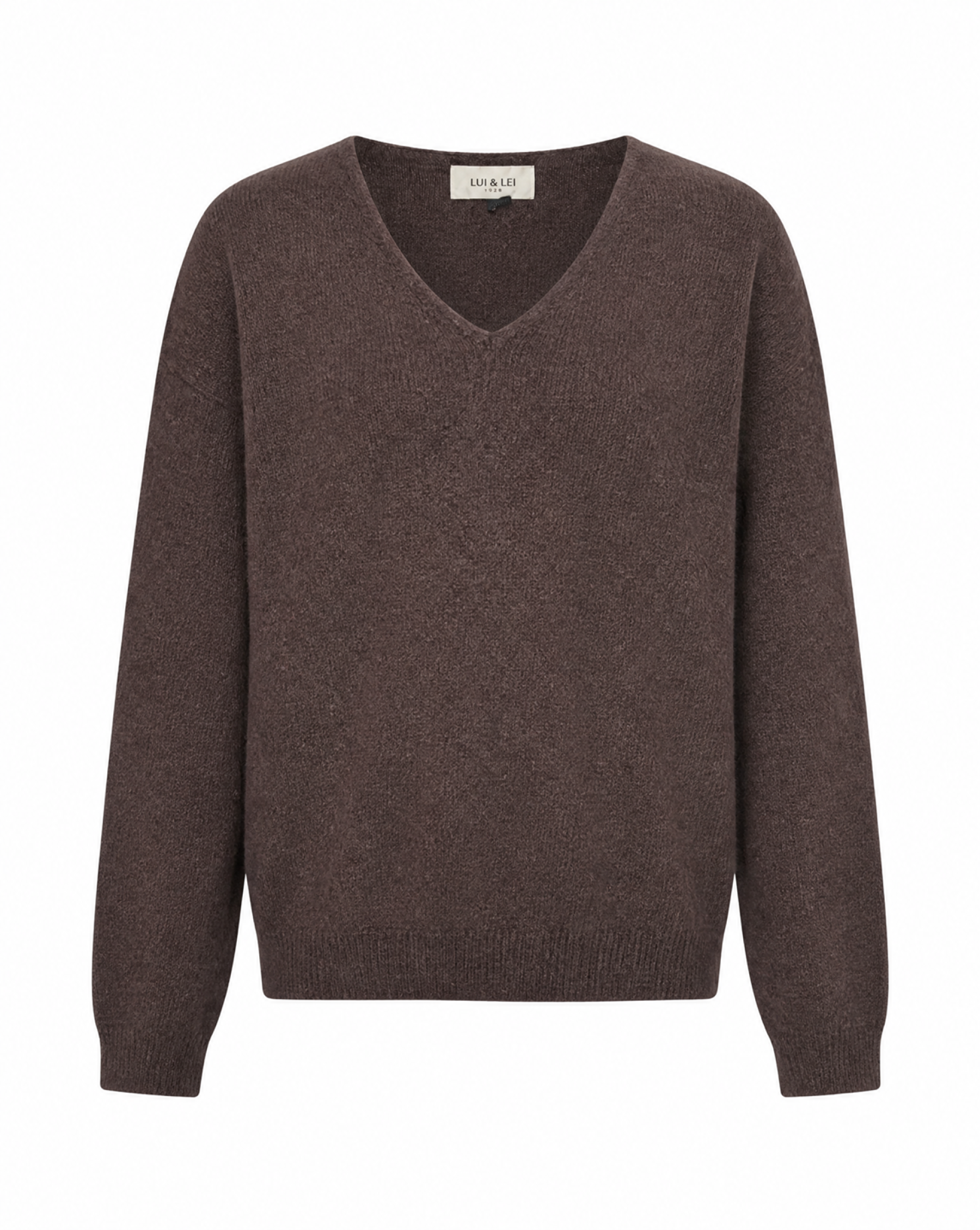 Strickpullover mit V-Ausschnitt