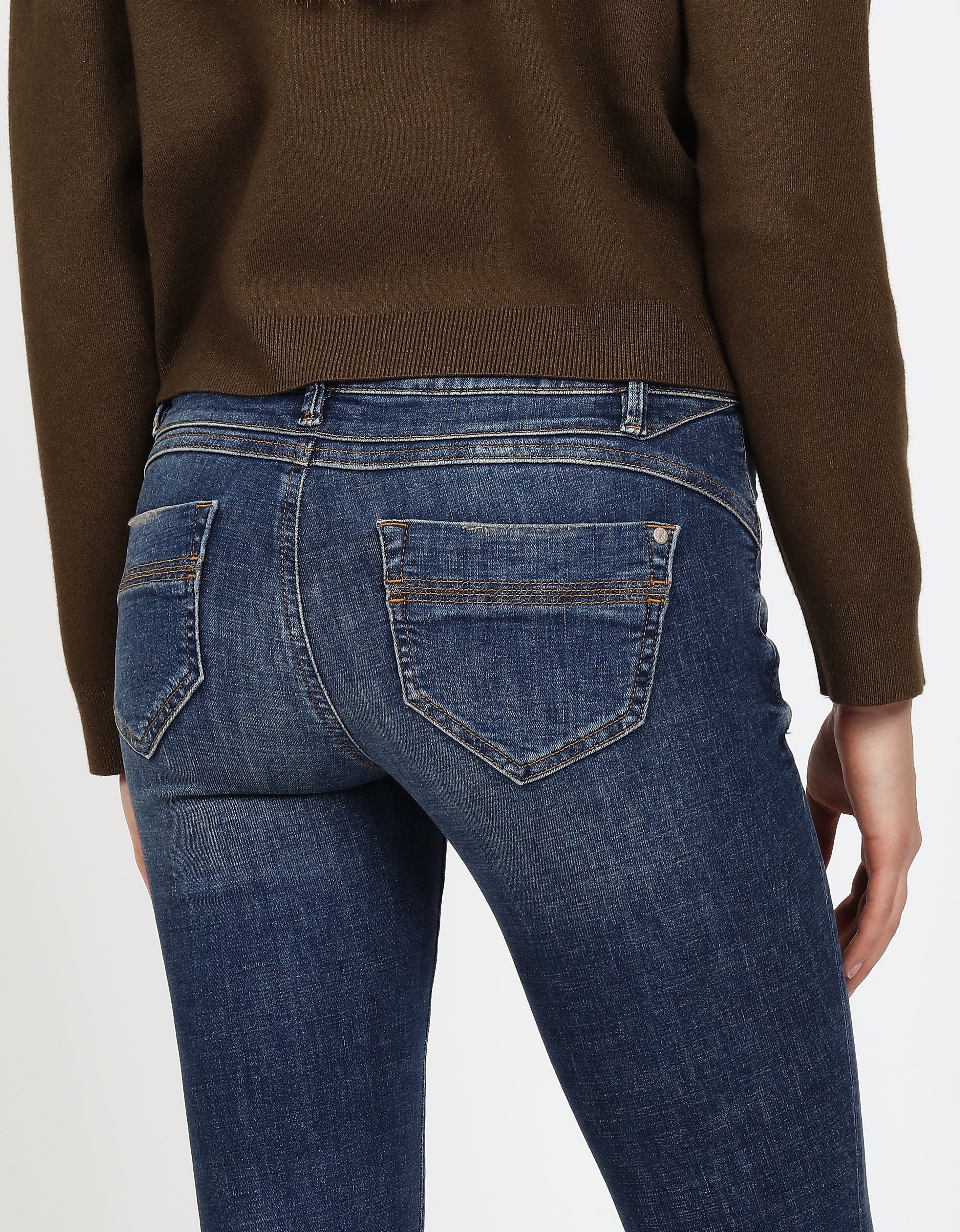 Gang Skinny Fit Basic Cross Hatch
