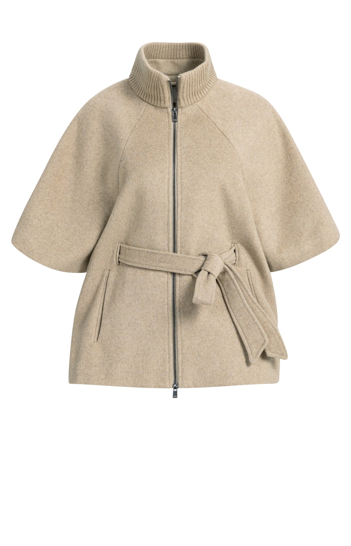 Ponchojacke mit Gürtel