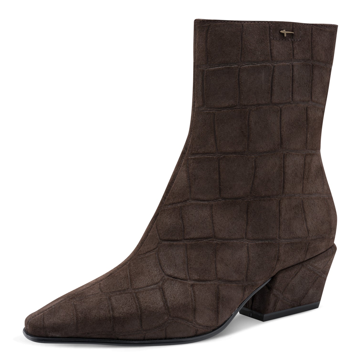 Stiefelette mit Struktur