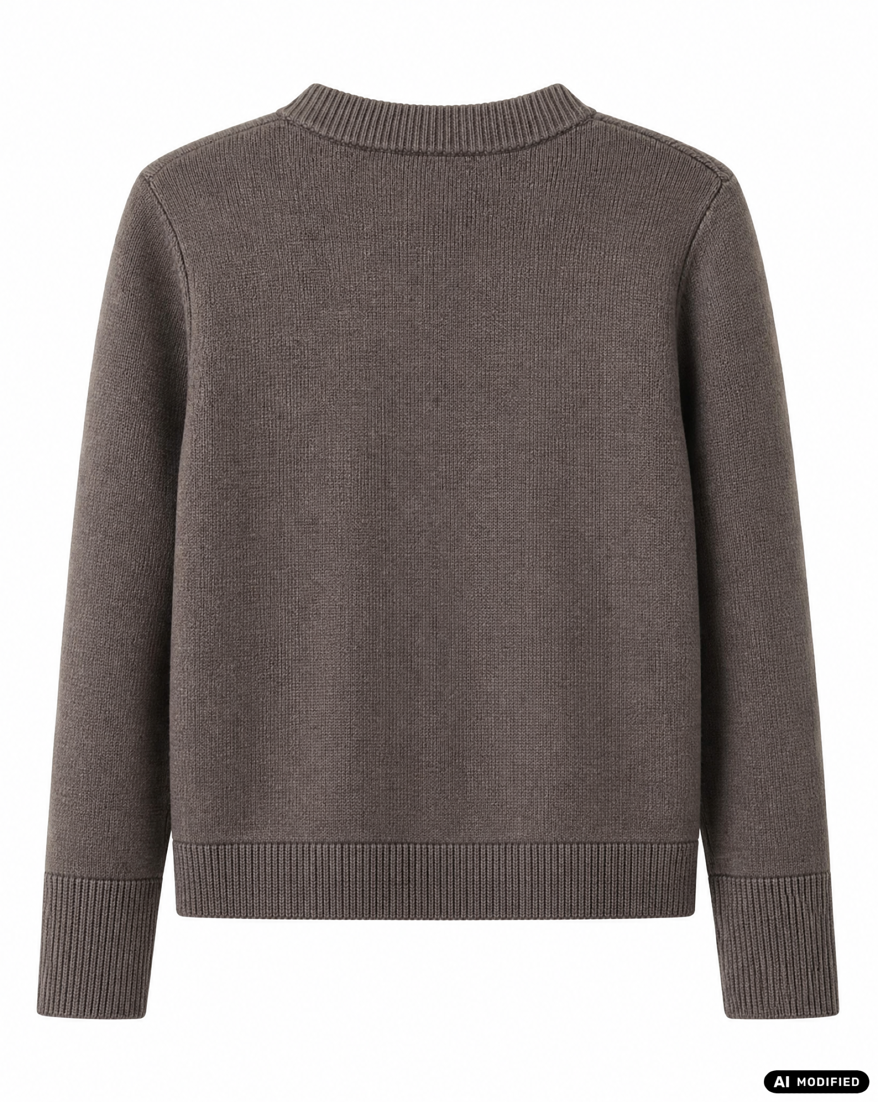 Strickjacke mit Rundhalsausschnitt