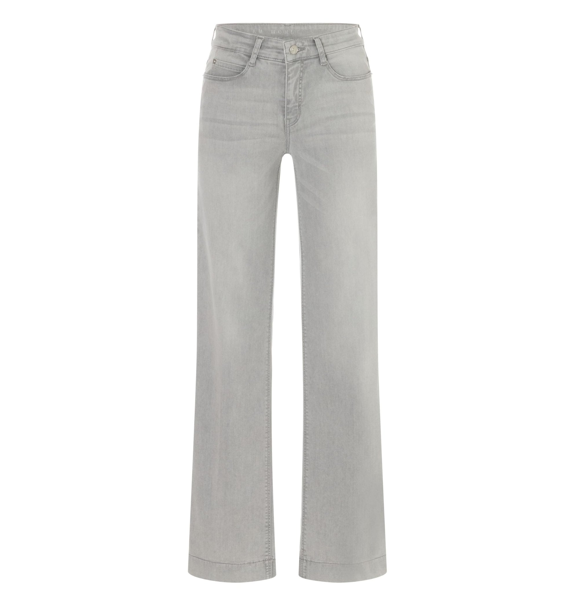 MAC Flared Leg Ash Grey Washed