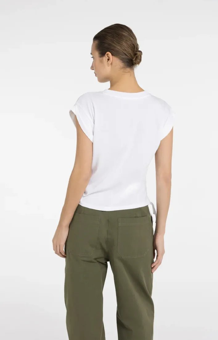 T-Shirt mit Kordelzügen