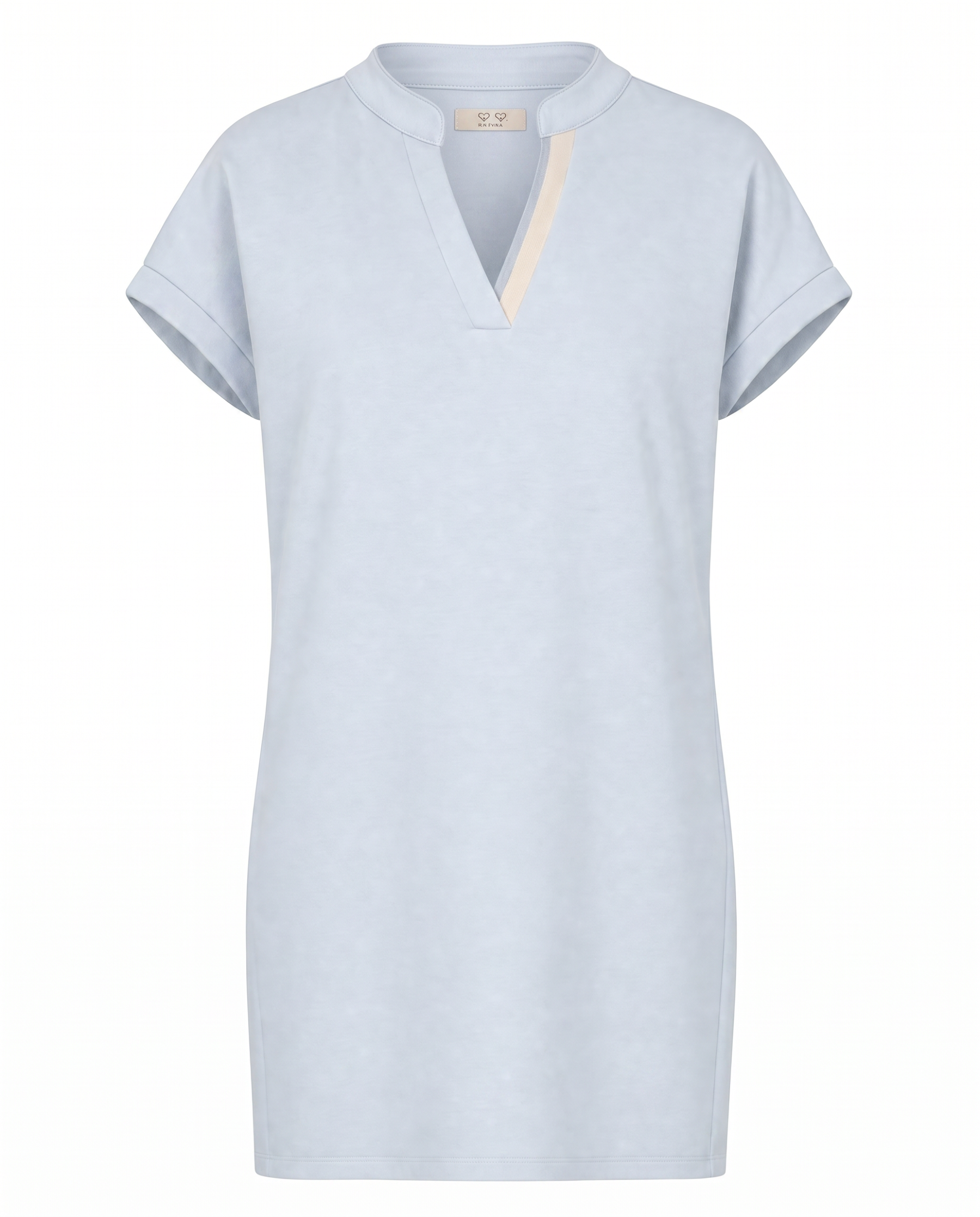 Mini-Kleid mit V-Ausschnitt