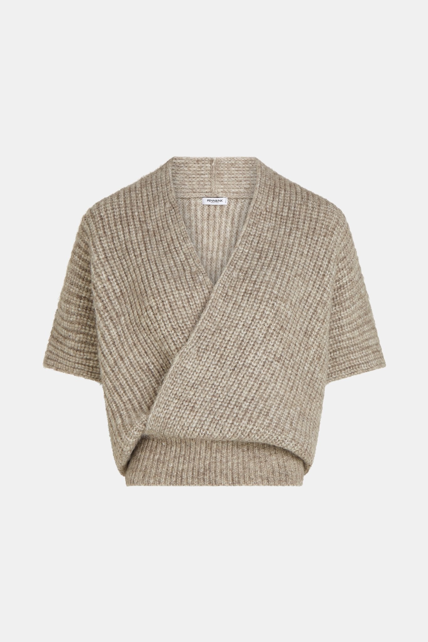 Melange-Pullover