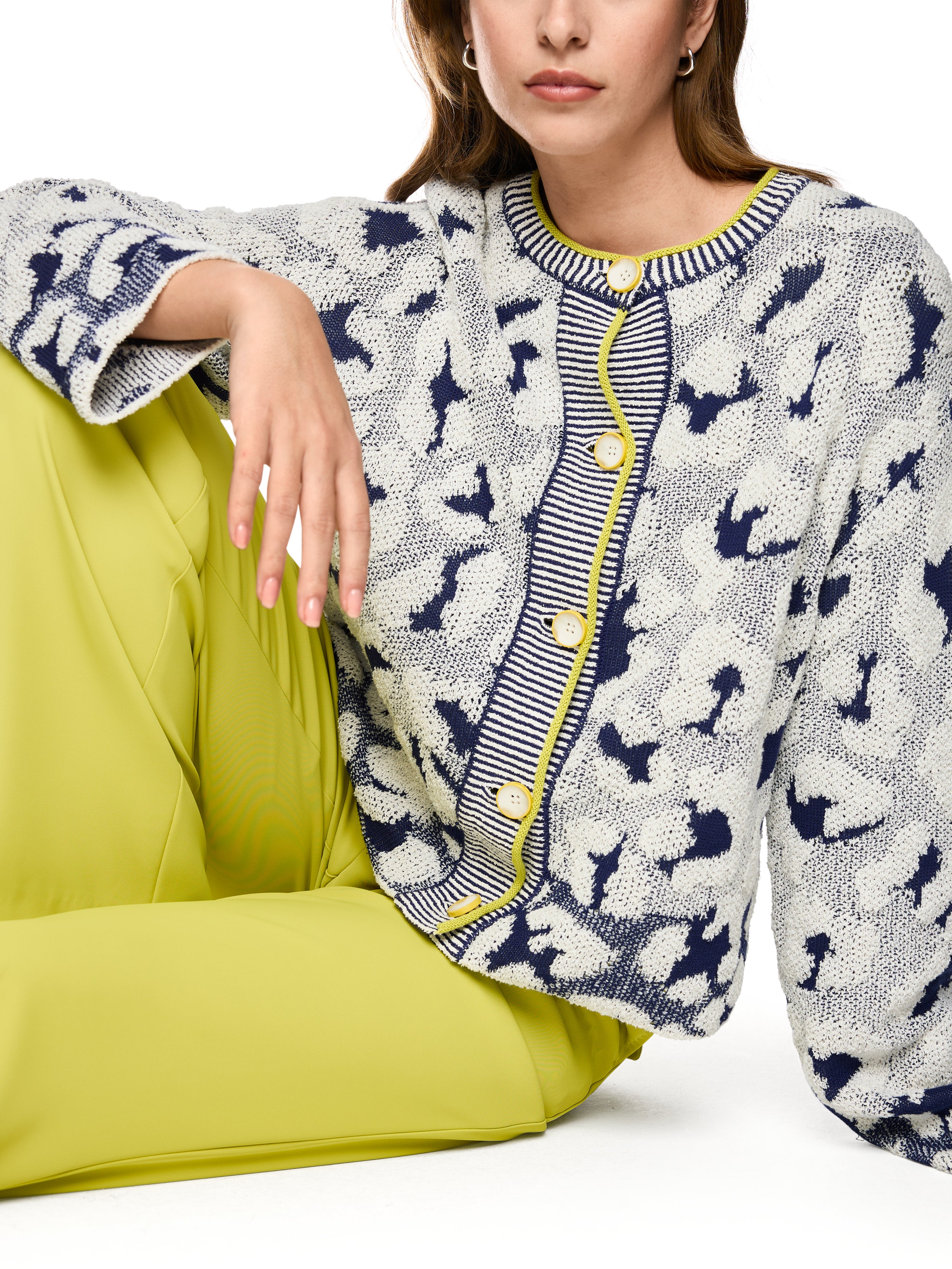 Cardigan mit Leo-Muster