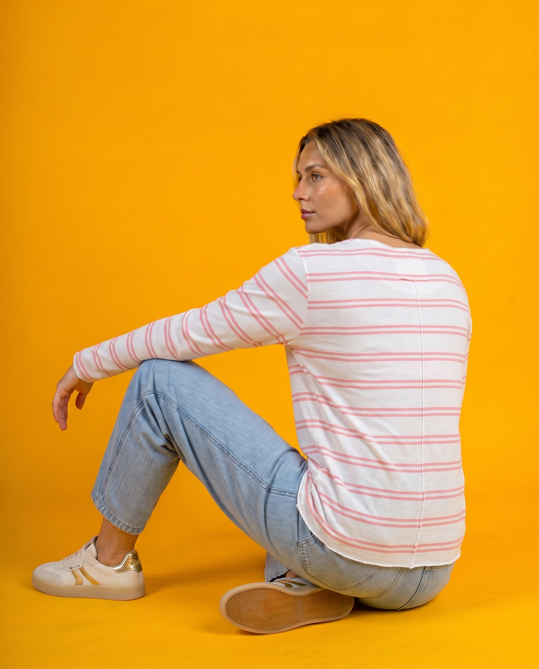 Longsleeve mit Streifen