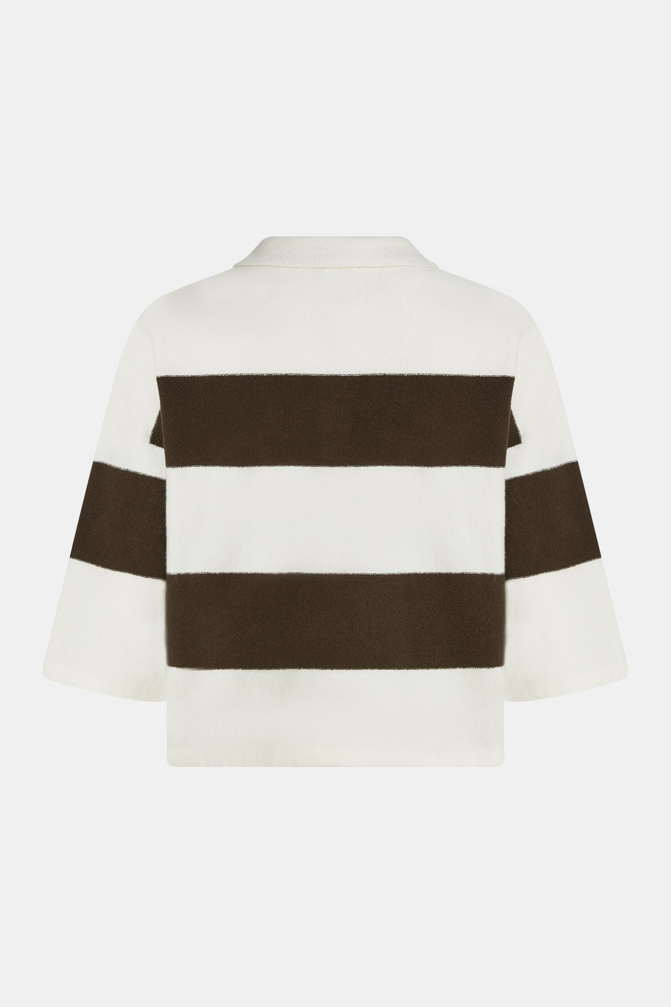 Polo-Strickpullover mit Halbarm