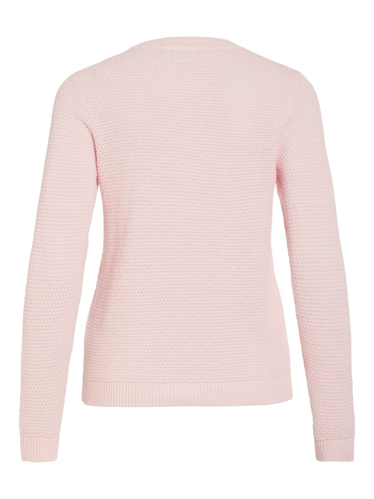 VILA Strickpullover Cherry Blossom