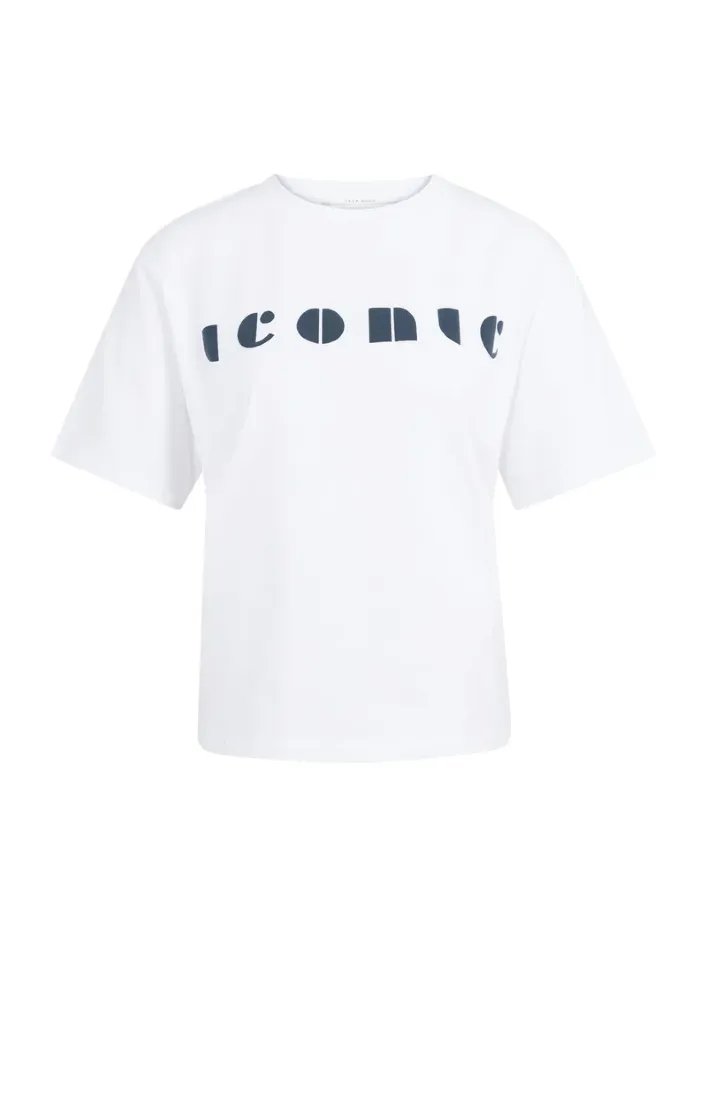 Yaya T-Shirts Pure White Dessin