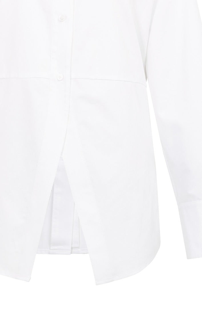 Bluse mit Seitenschlitzen