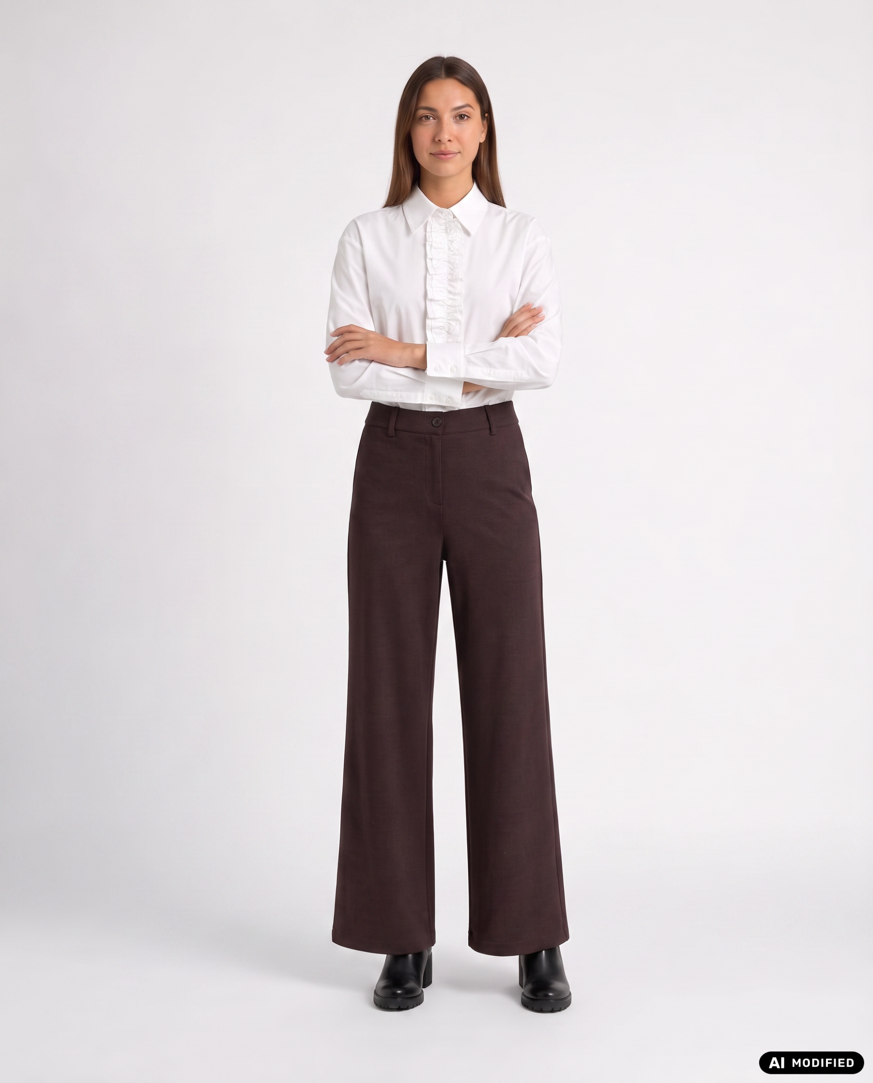 Bluse mit Rüschen
