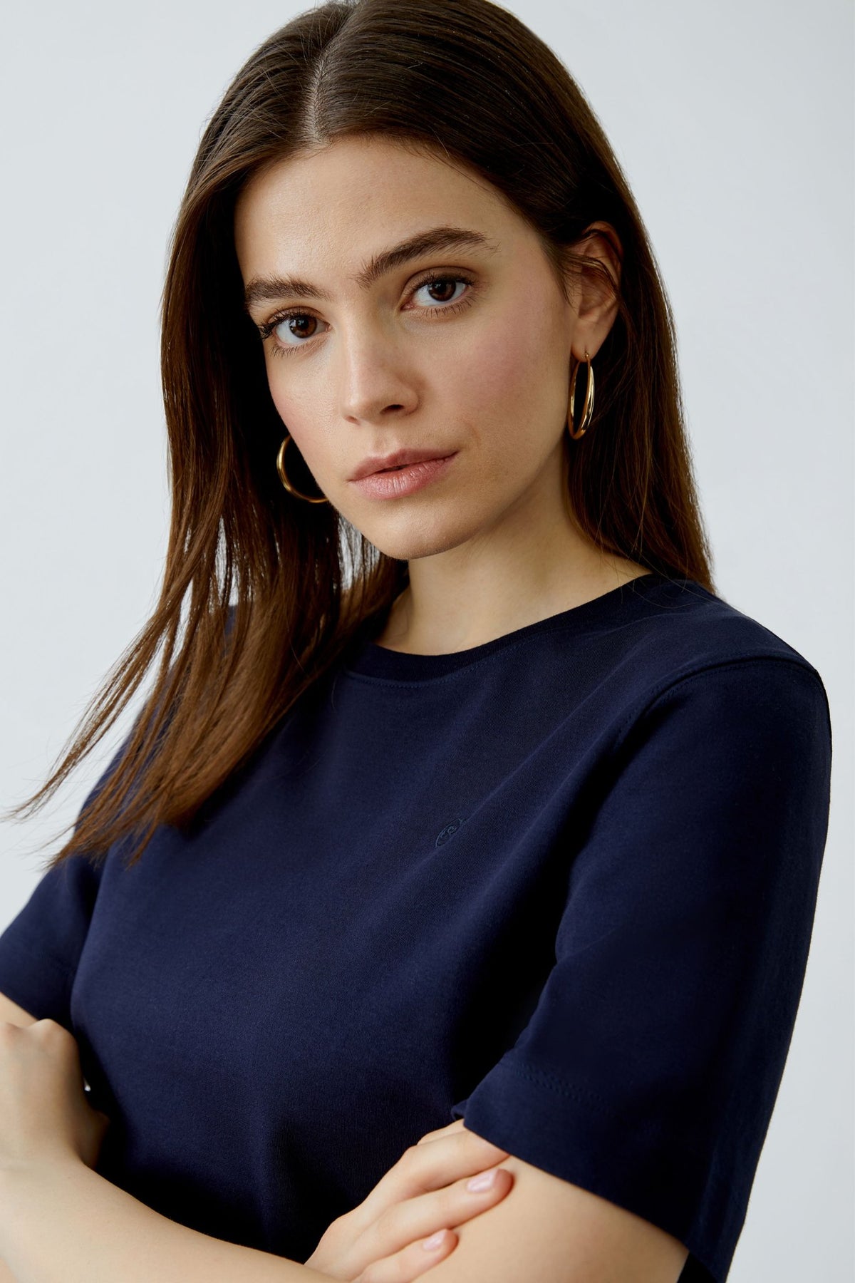 Oui T-Shirts Darkblue