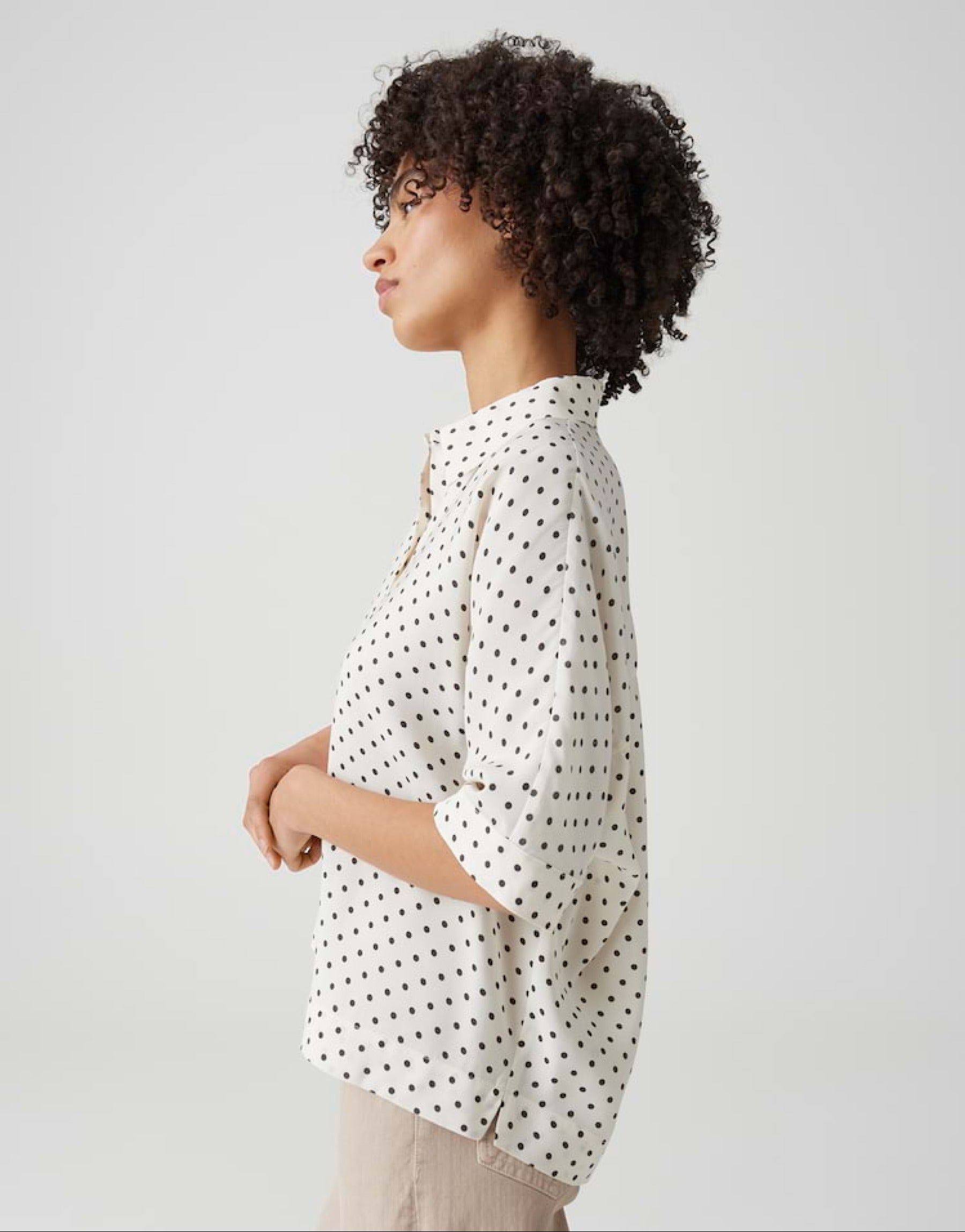 Kurzarm Bluse Farise polkadot