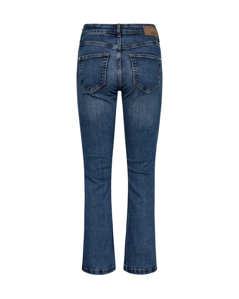 Mos Mosh Flared Leg Blue