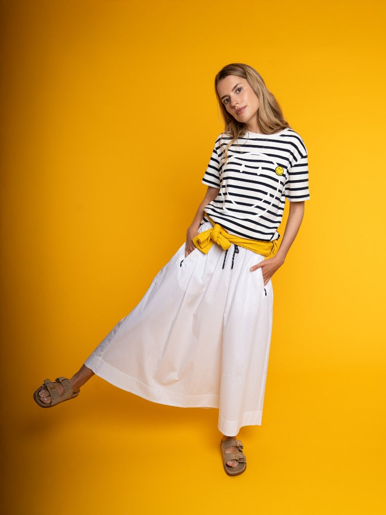 THE SHIRT PROJECT T-Shirts _ Offwhite_Navy