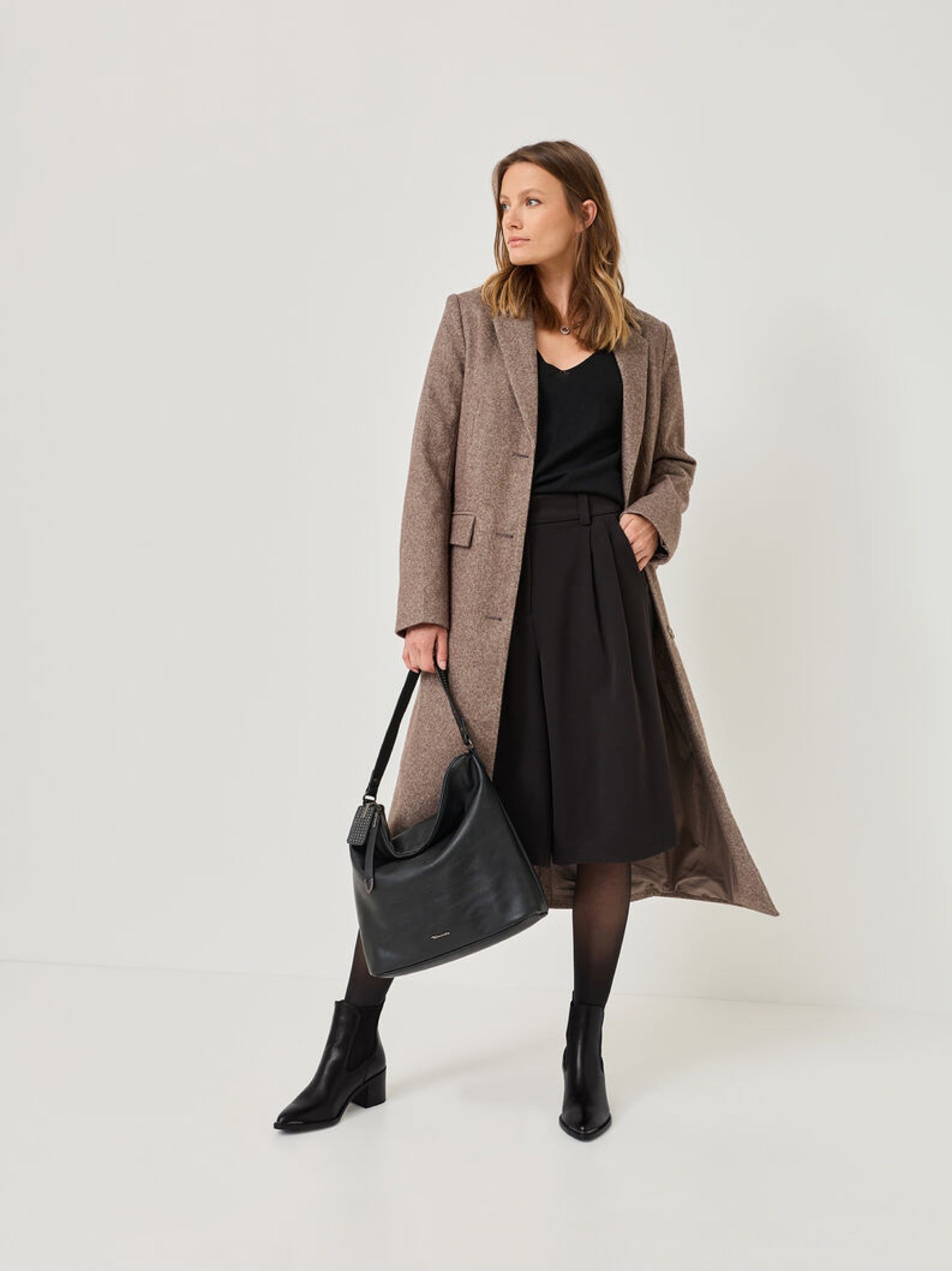 Stiefelette mit Blockabsatz