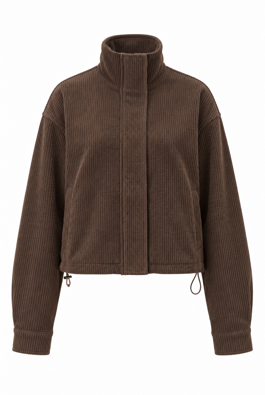Cordjacke mit Stehkragen