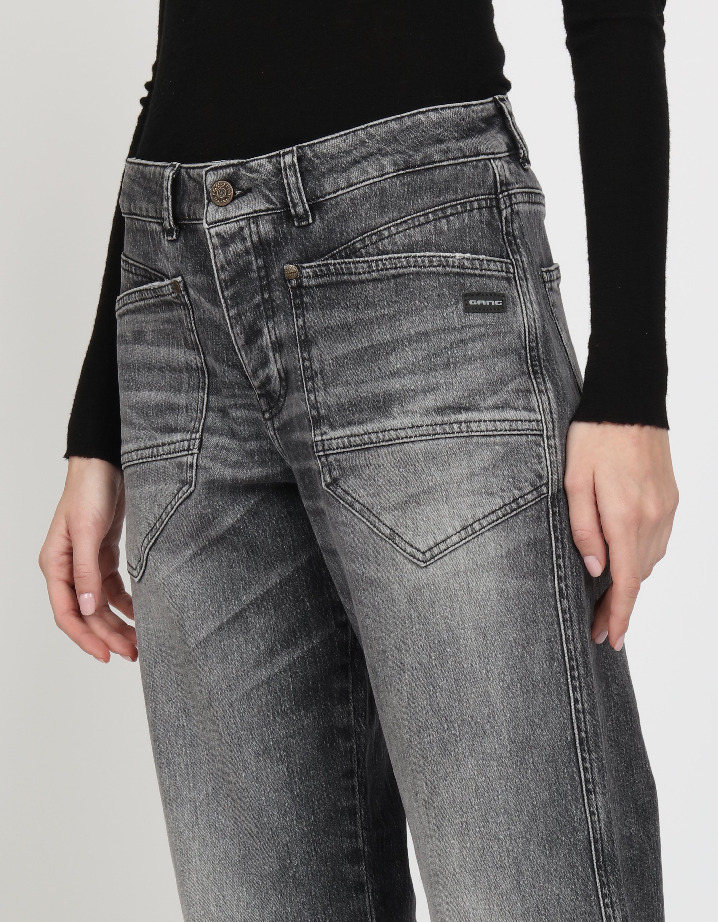 Gang Wide Leg Light Anthra Wash
