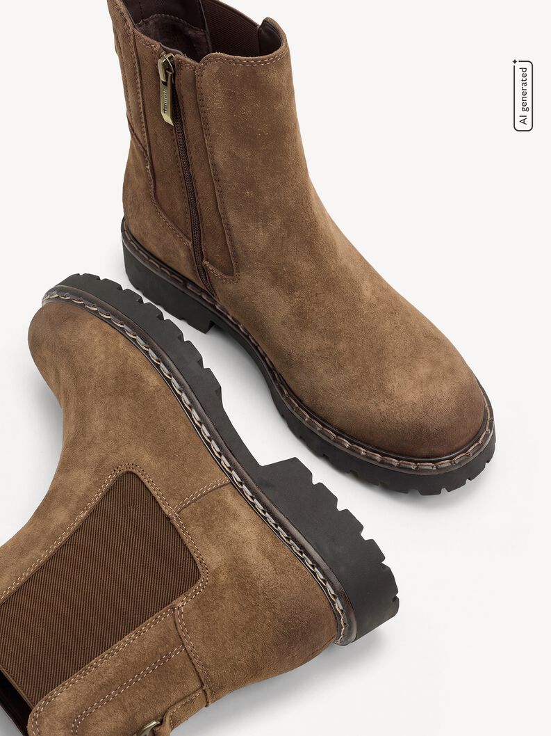 Chelsea Boot aus Veloursleder